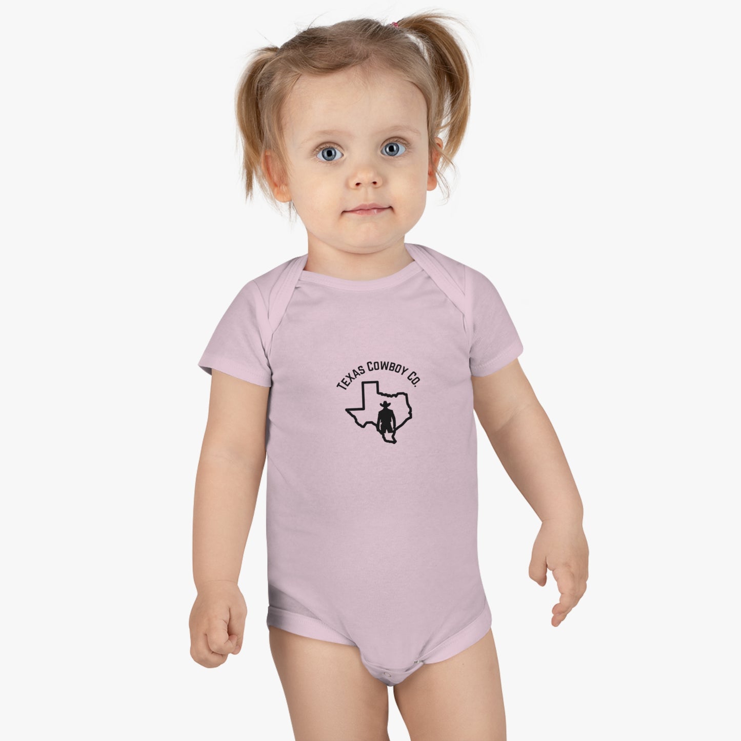 Baby Short Sleeve Onesie® New Cowboy In Town