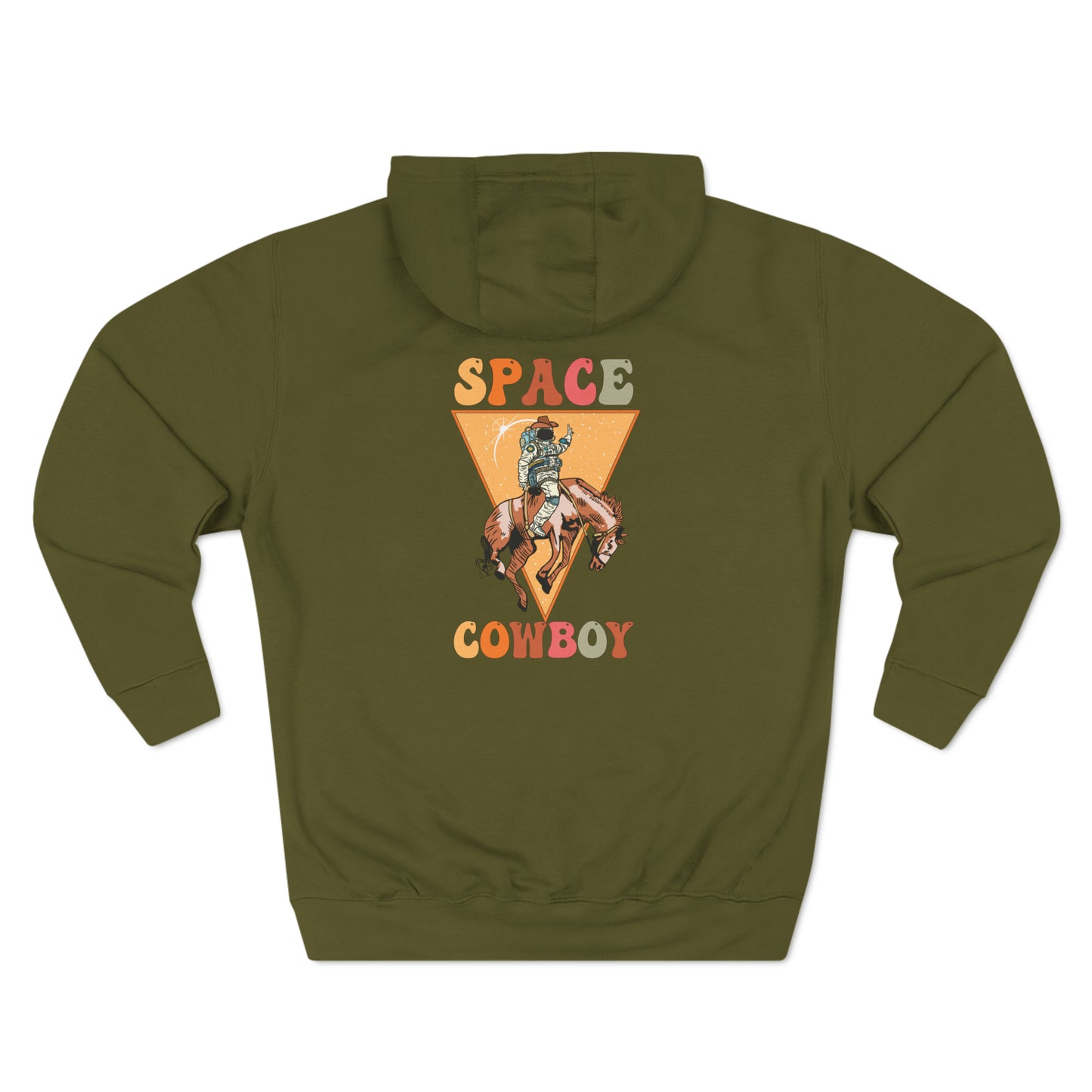 Three-Panel Fleece Hoodie