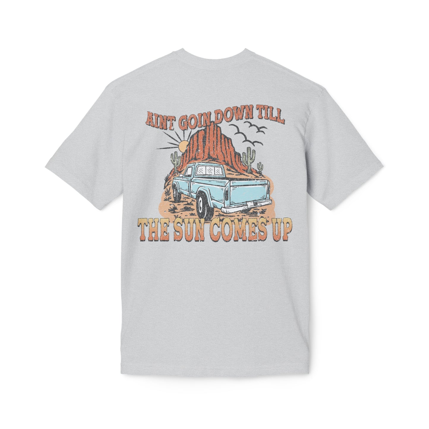 Midweight The Sun Comes Up T-shirt, Made in US