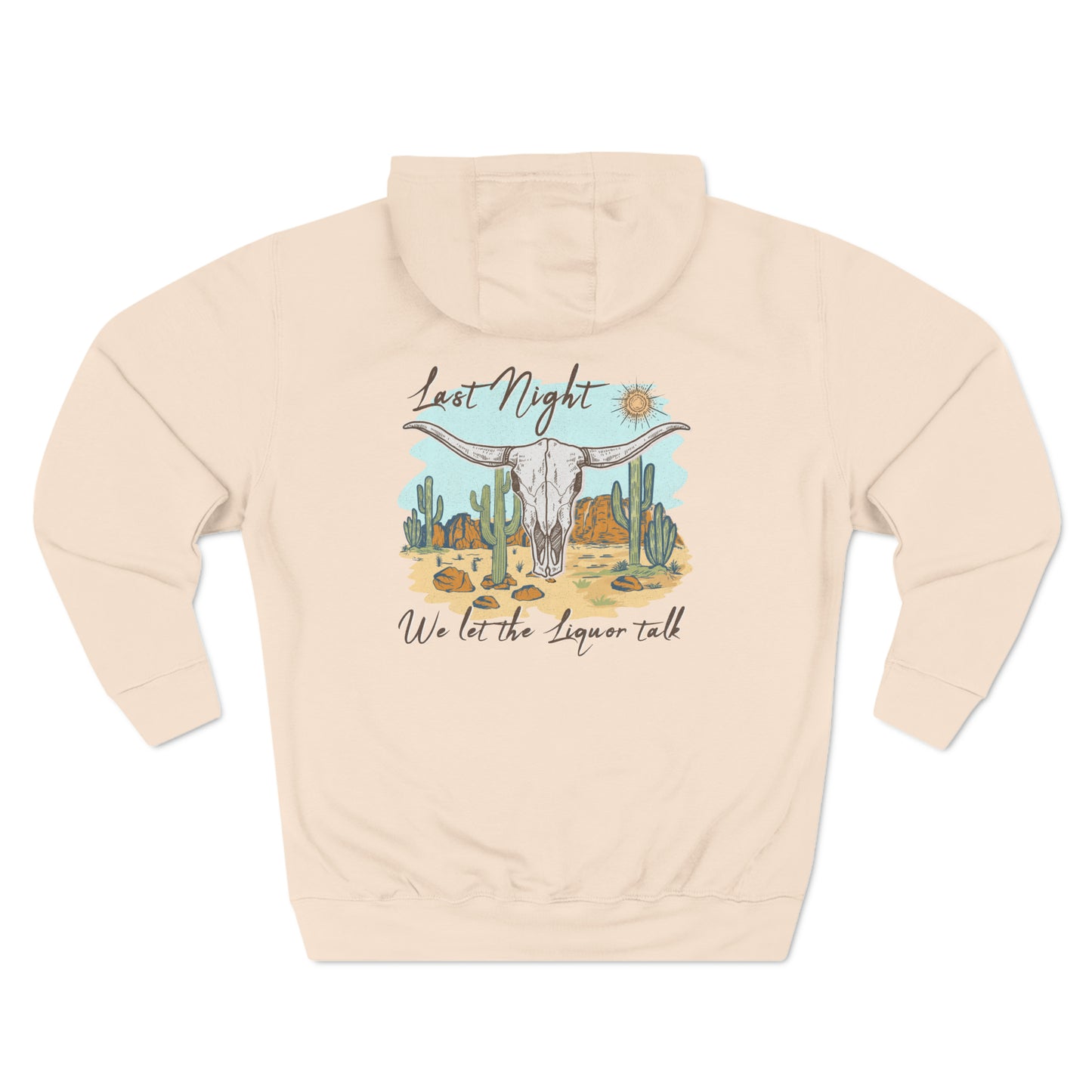 Three-Panel Fleece Last Night Hoodie