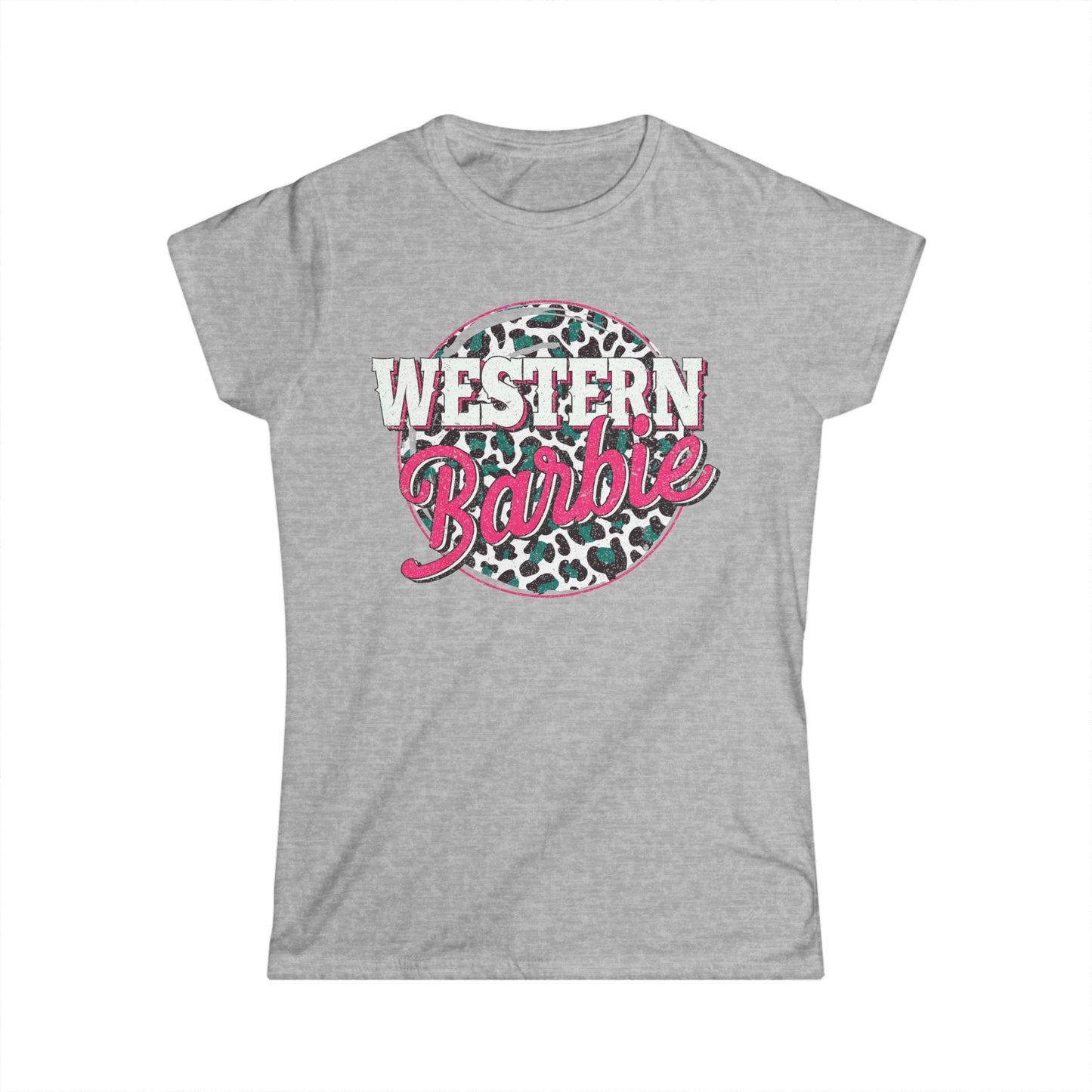 Softstyle Western Barbie Tee