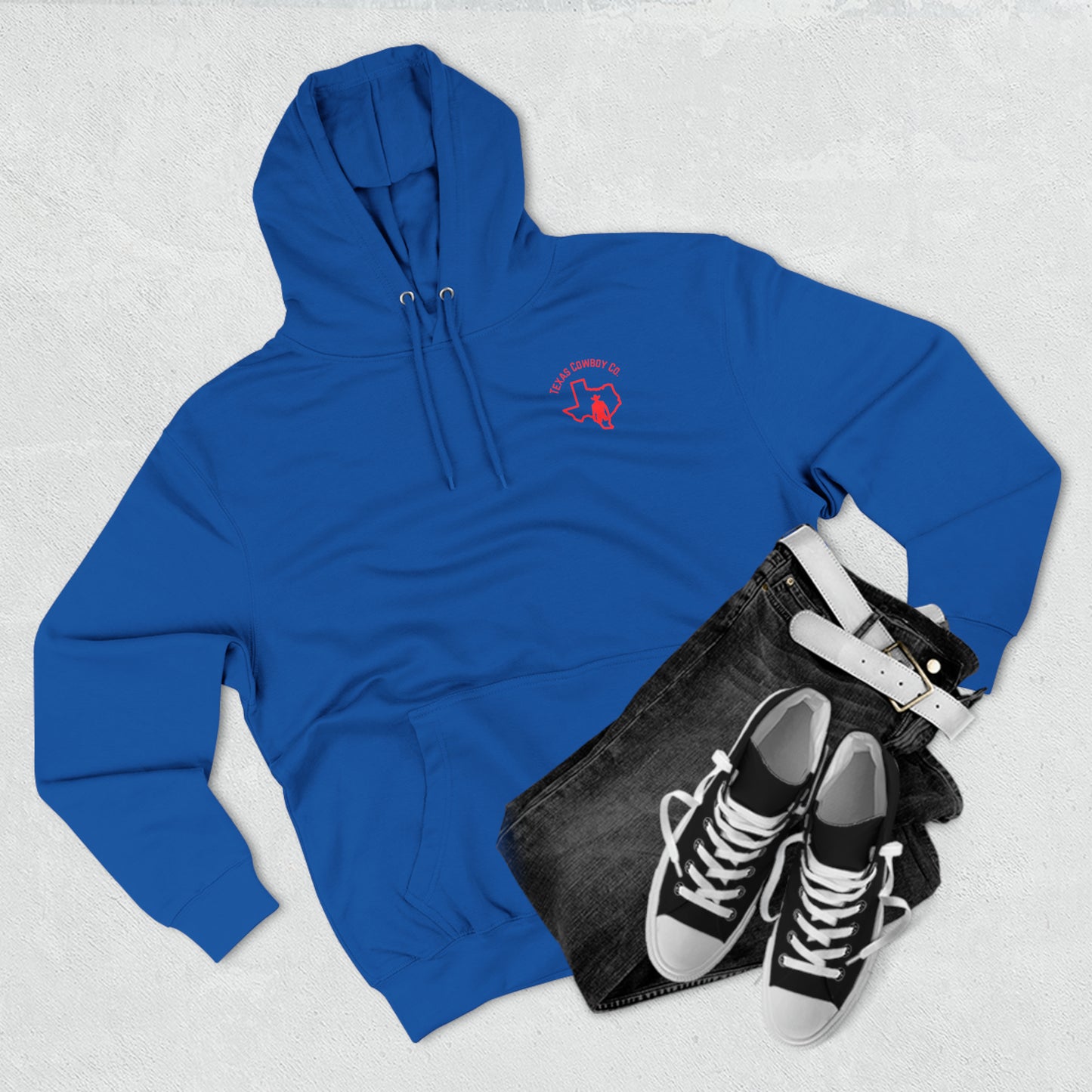 Three-Panel Fleece Texas Cowboy Co. Hoodie