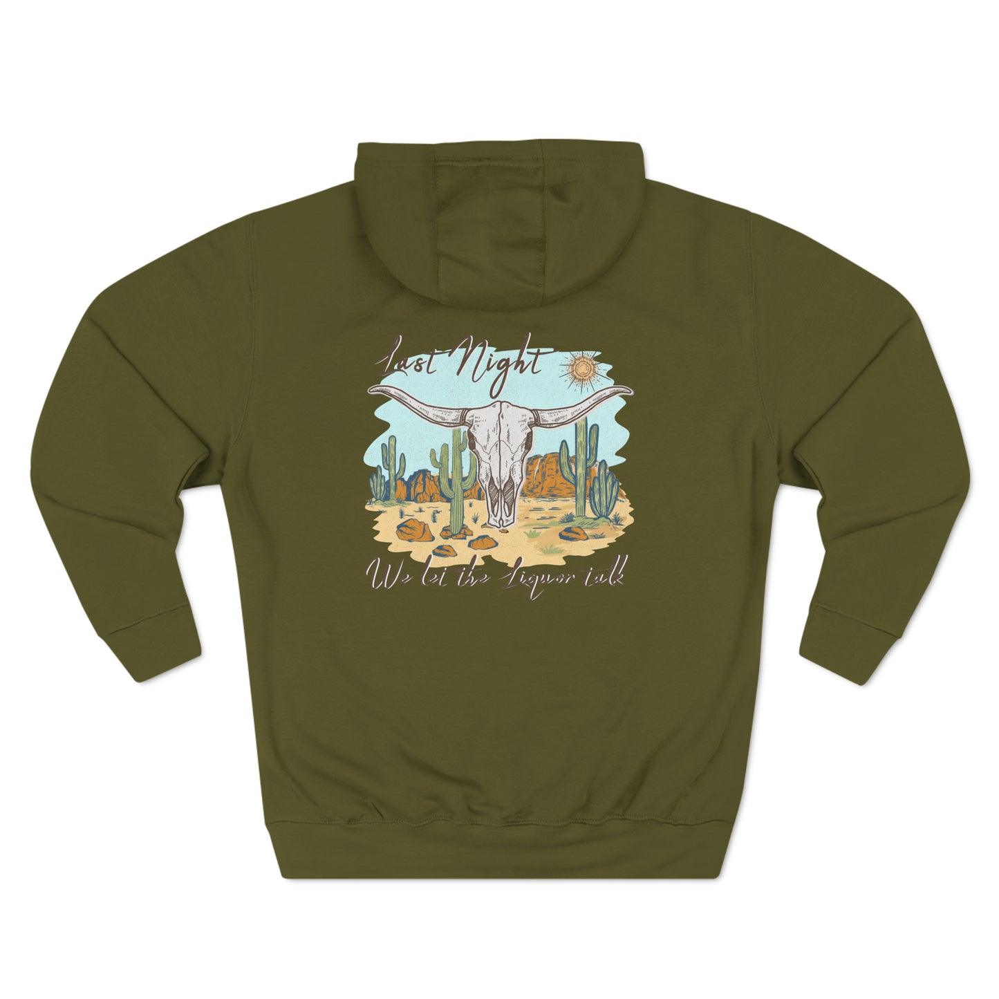 Three-Panel Fleece Last Night Hoodie