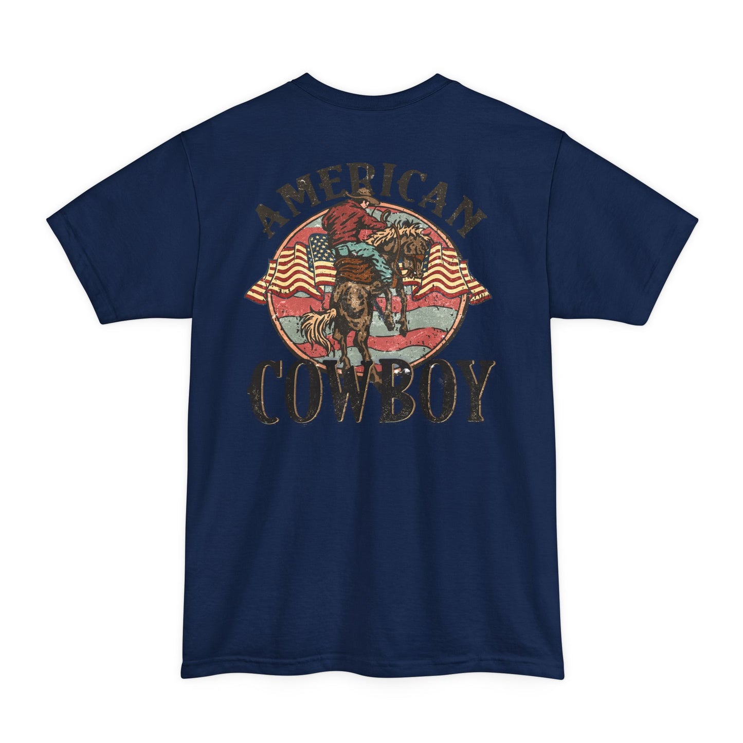 Tall Mens American Cowboy T-Shirt