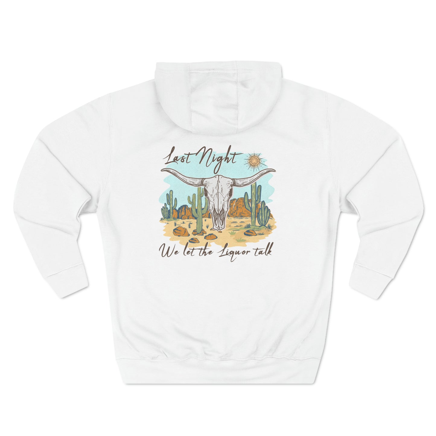 Three-Panel Fleece Last Night Hoodie