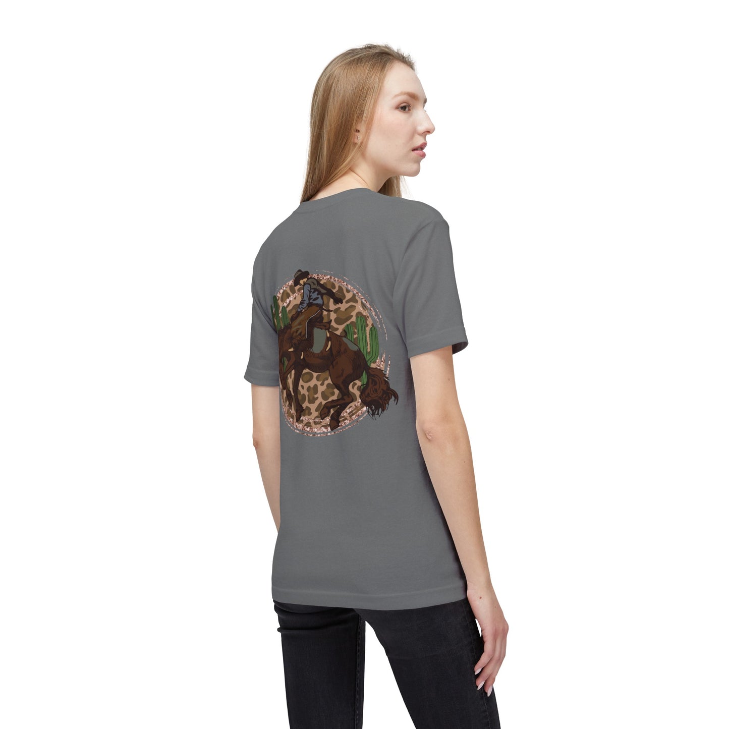 Midweight Bucking Horse T-shirt, Made in US