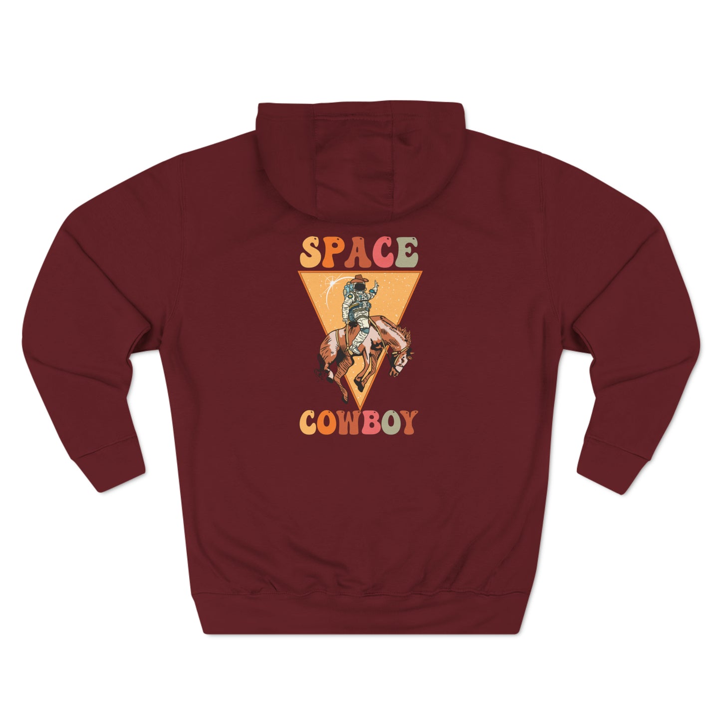 Three-Panel Fleece Hoodie
