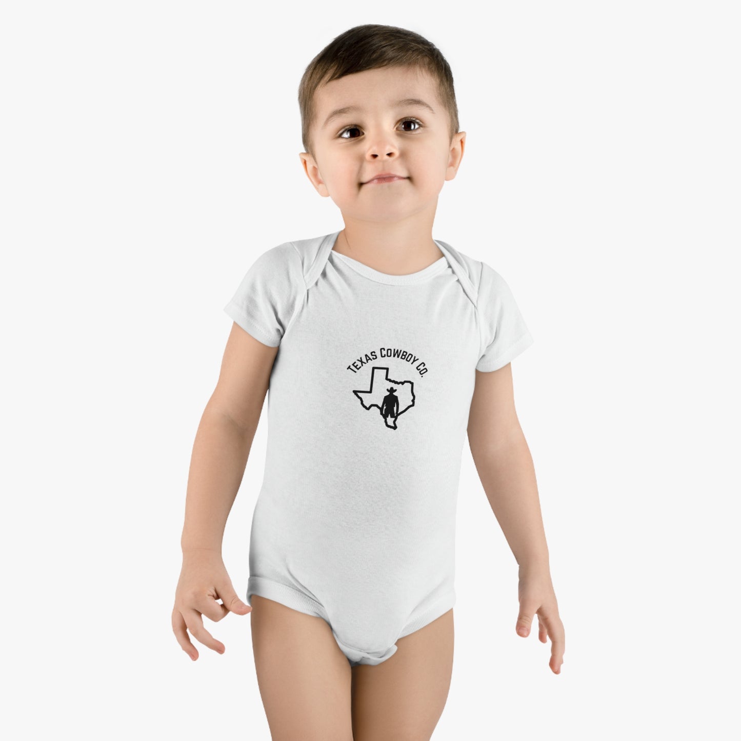 Baby Short Sleeve Onesie® New Cowboy In Town