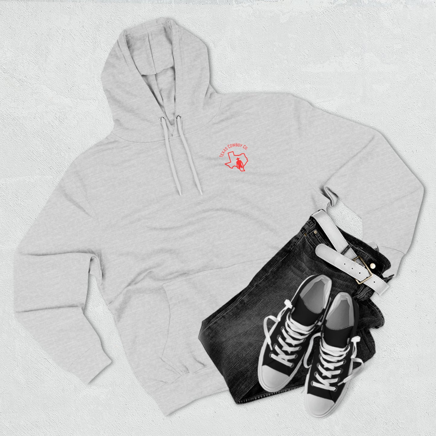 Three-Panel Fleece Texas Cowboy Co. Hoodie