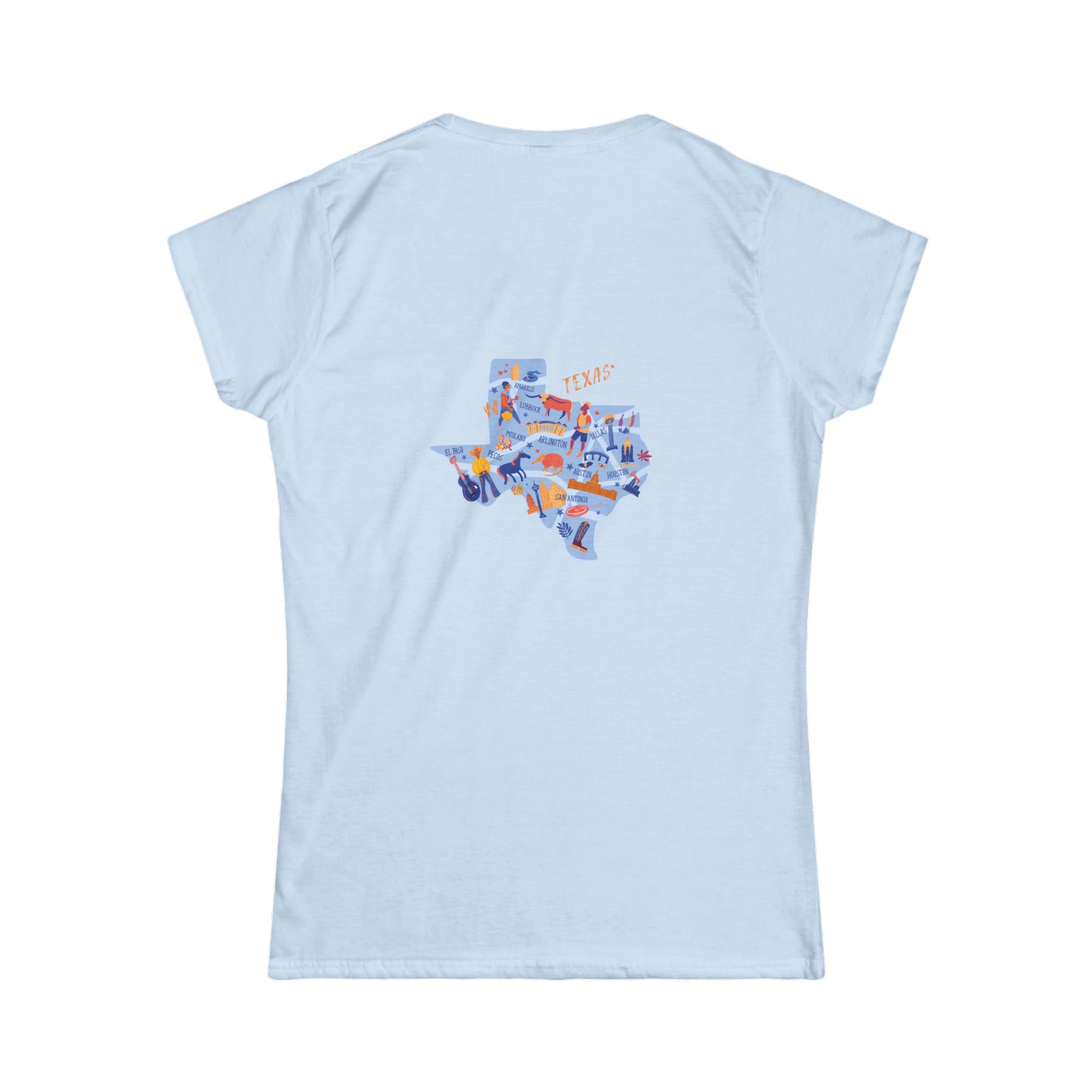 Softstyle Texas Cities Tee