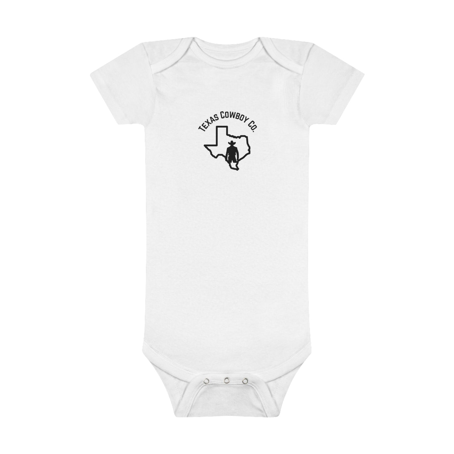 Baby Short Sleeve Onesie® New Cowboy In Town