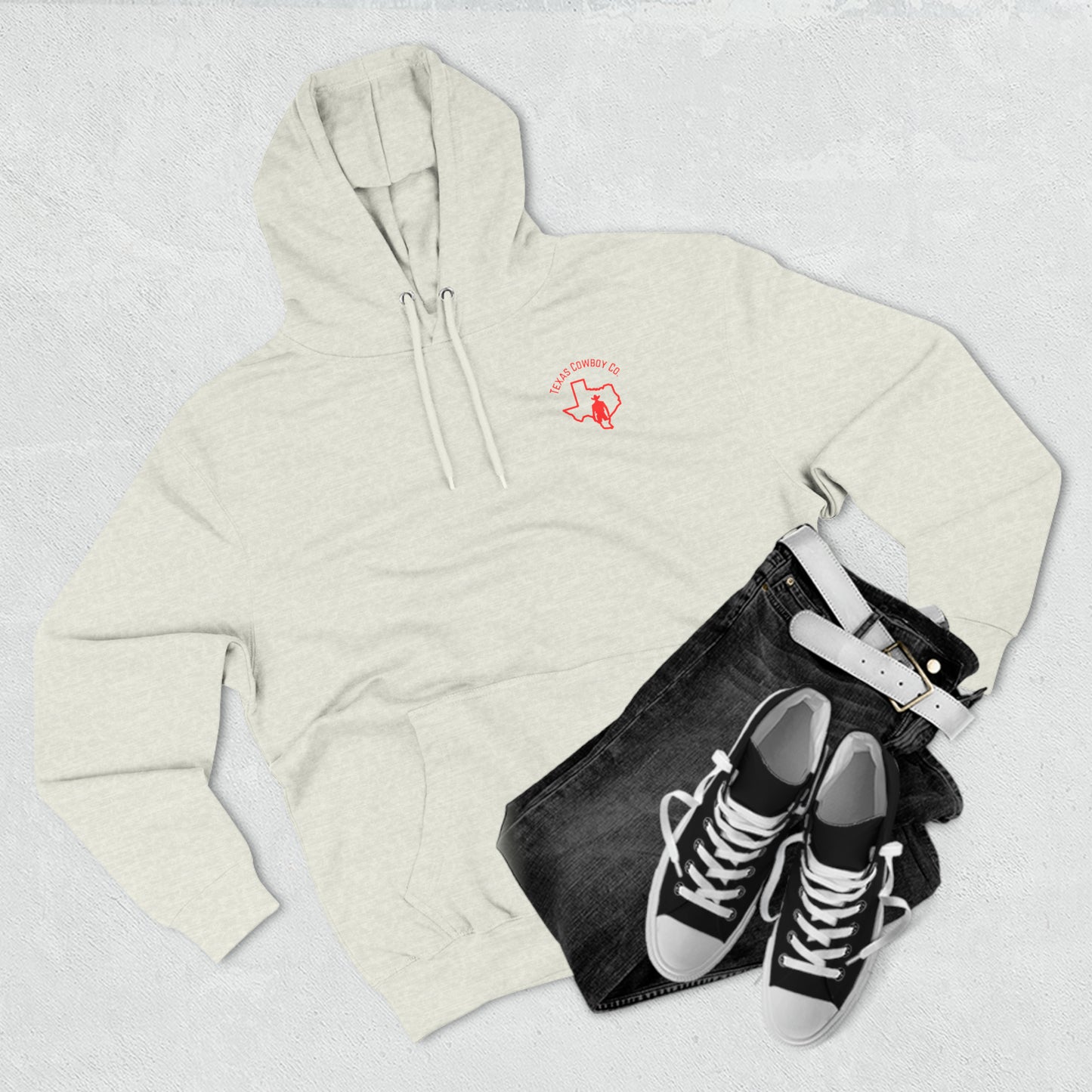 Three-Panel Fleece Texas Cowboy Co. Hoodie
