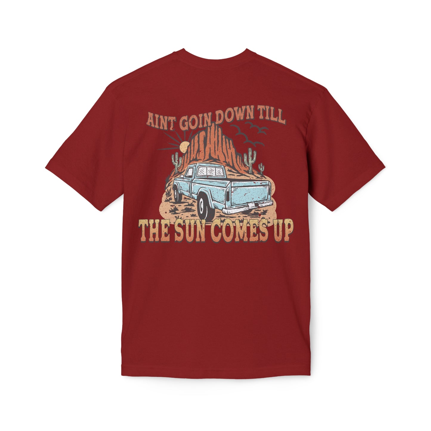 Midweight The Sun Comes Up T-shirt, Made in US