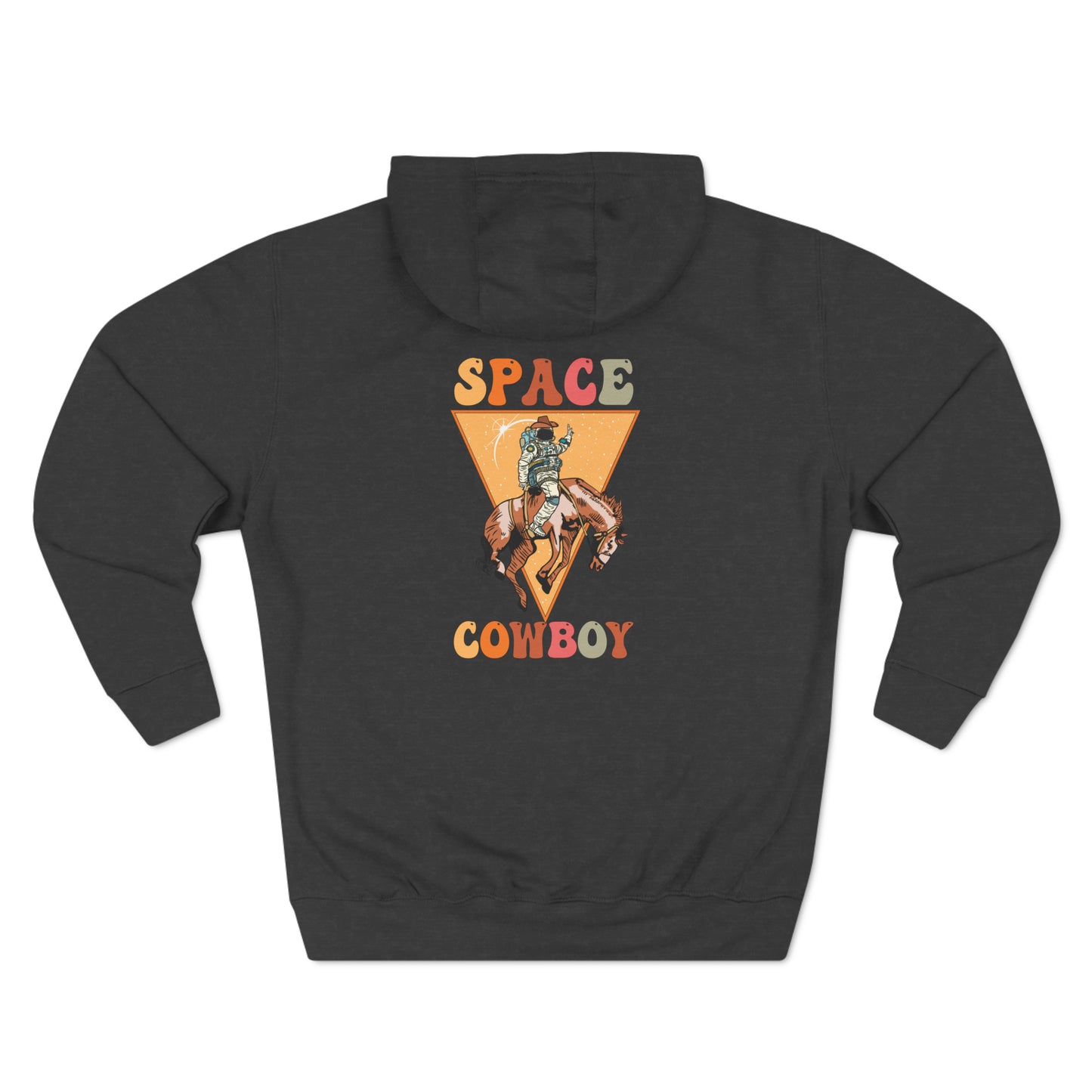 Three-Panel Fleece Hoodie