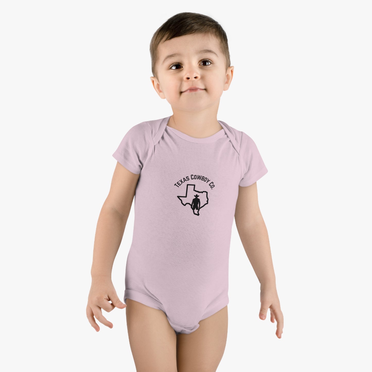 Baby Short Sleeve Onesie® New Cowboy In Town