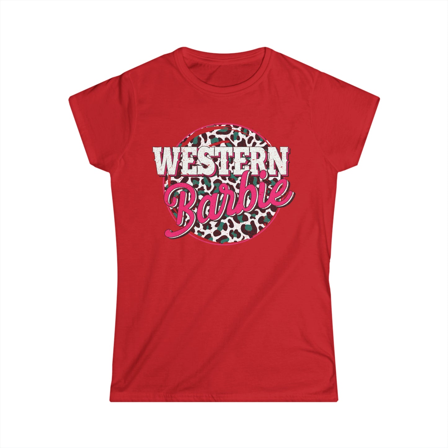Softstyle Western Barbie Tee