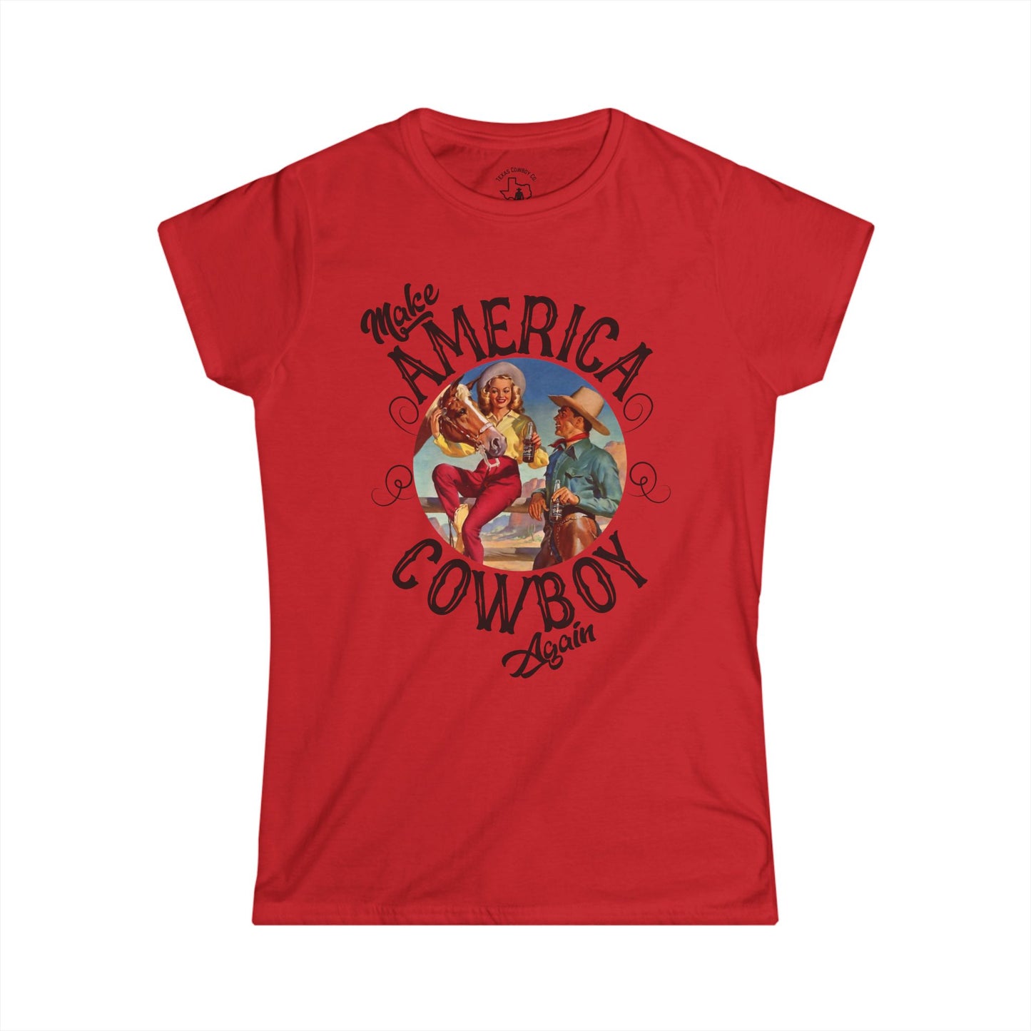 Softstyle Make America Cowboy Again Tee