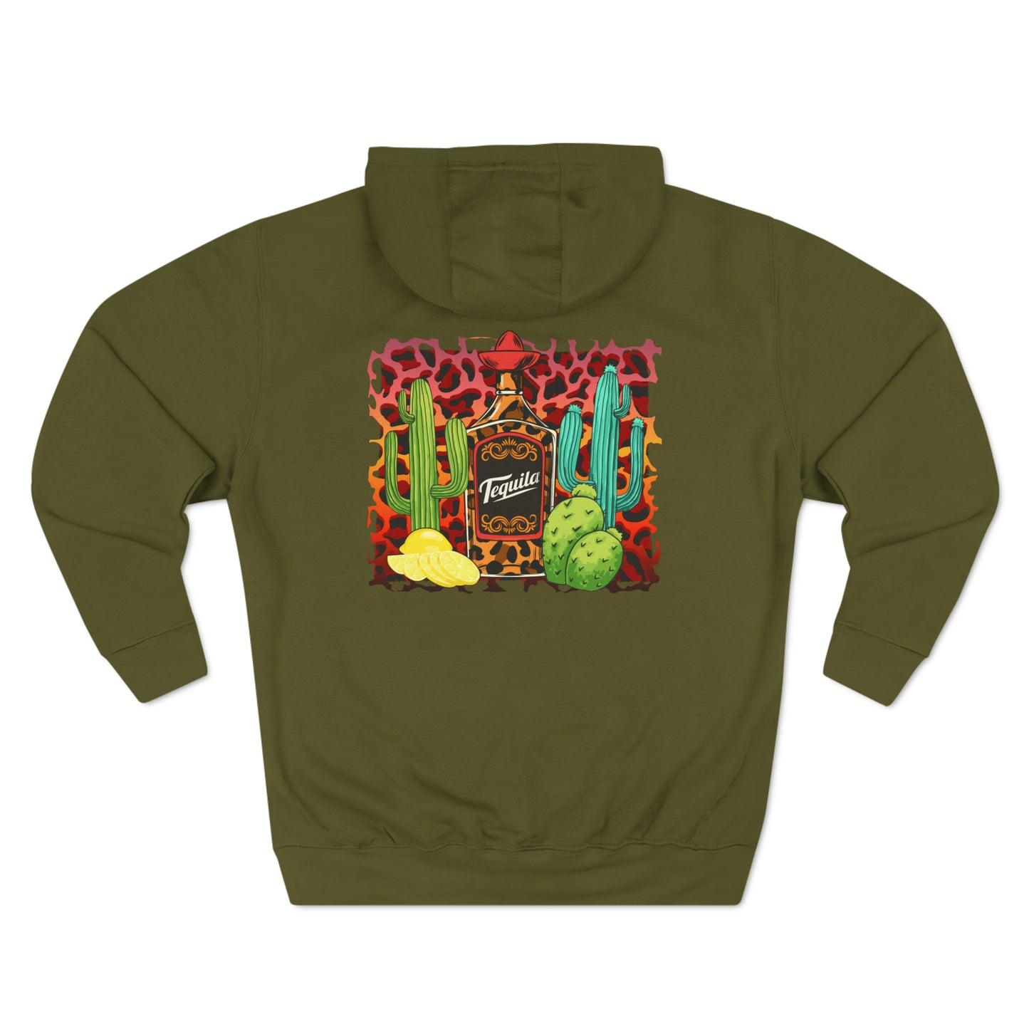 Three-Panel Fleece Tequila Hoodie