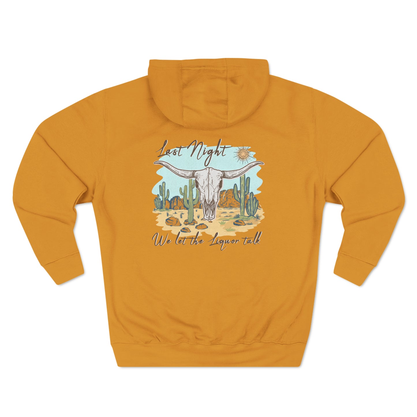 Three-Panel Fleece Last Night Hoodie
