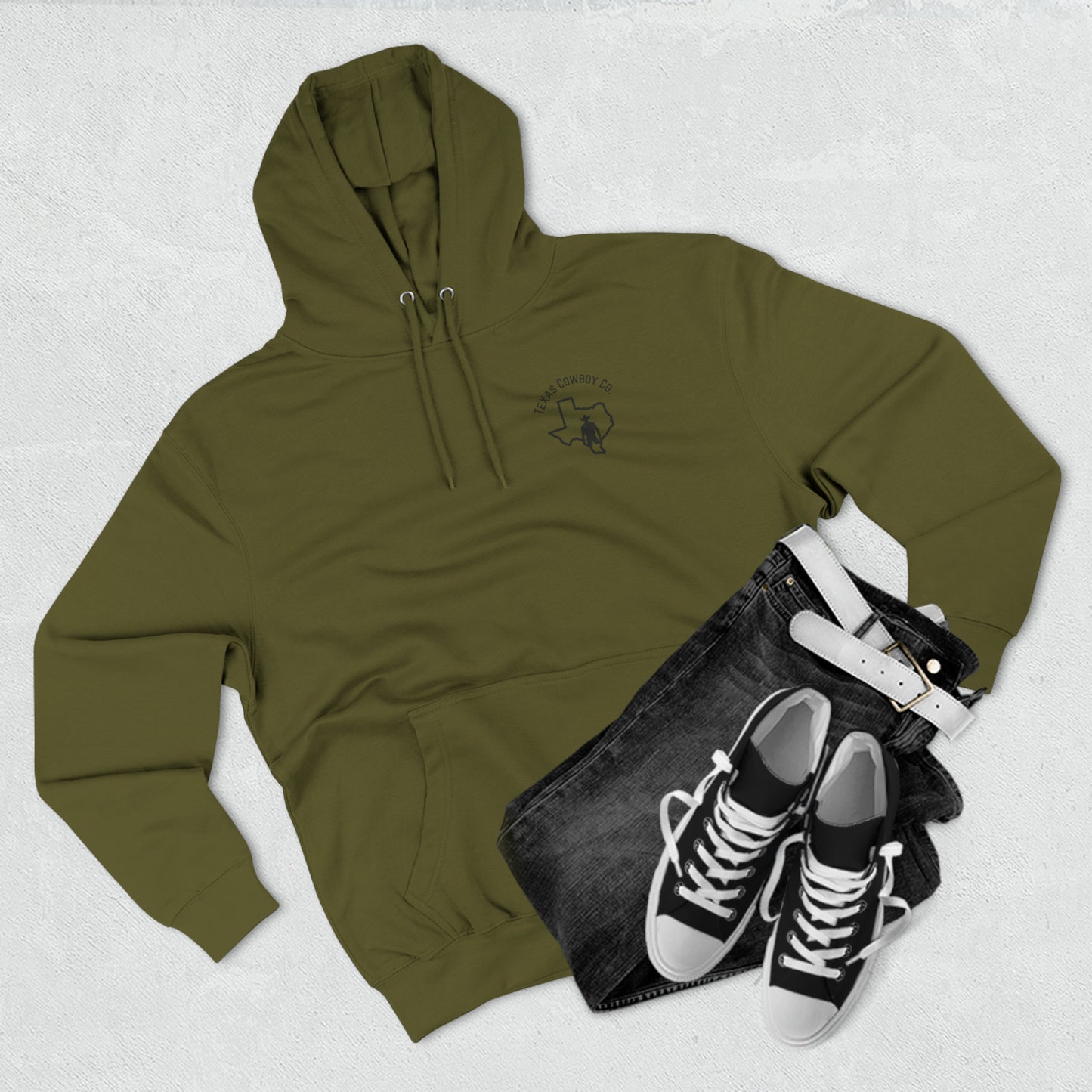 Three-Panel Fleece Tequila Hoodie