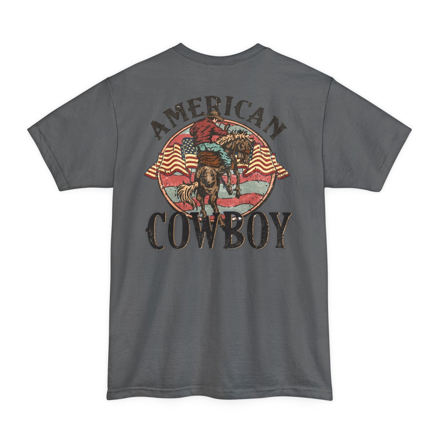 Tall Mens American Cowboy T-Shirt