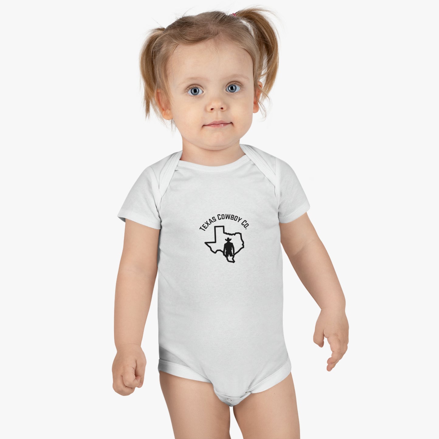 Baby Short Sleeve Onesie® New Cowboy In Town