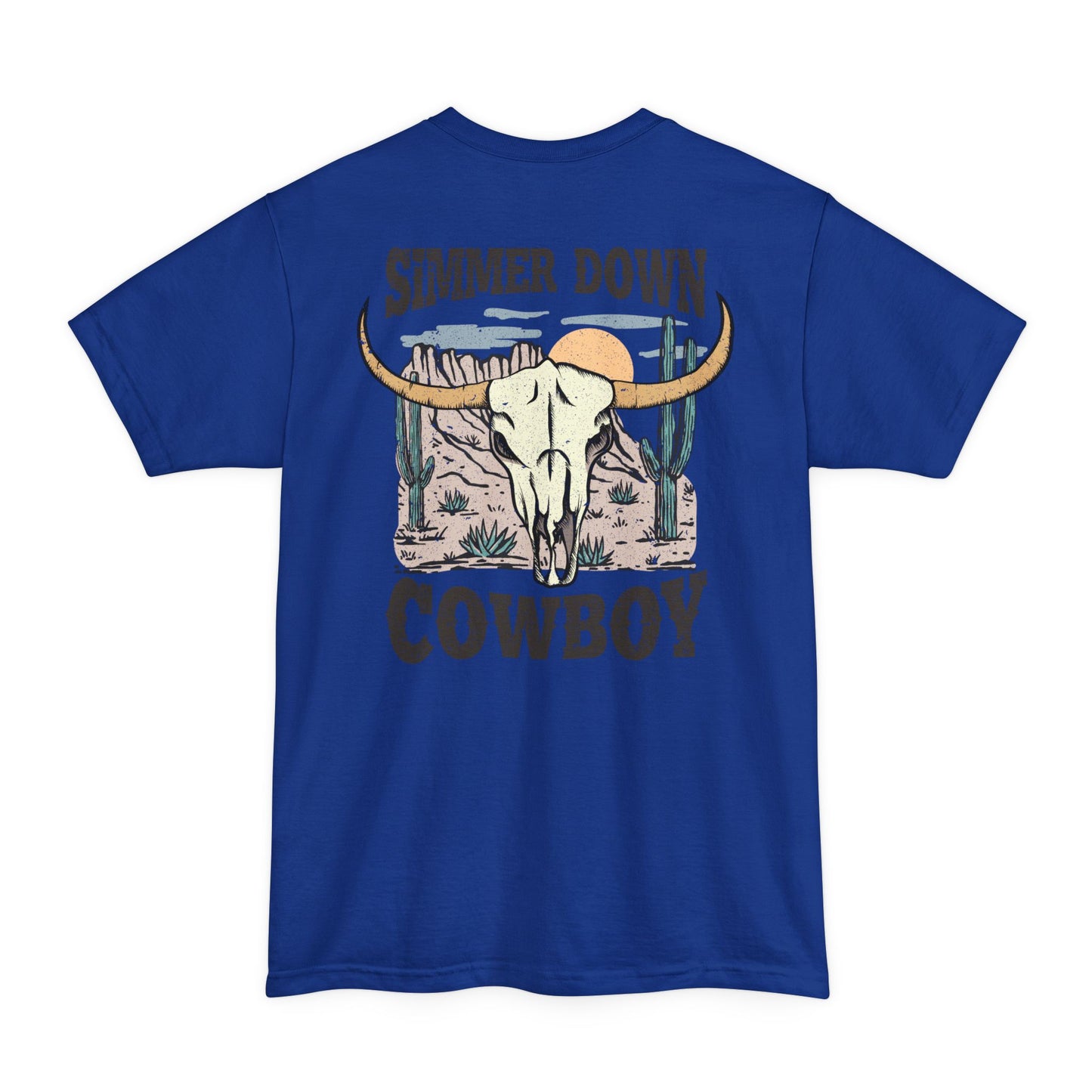 Tall Mens Simmer Down Cowboy T-Shirt