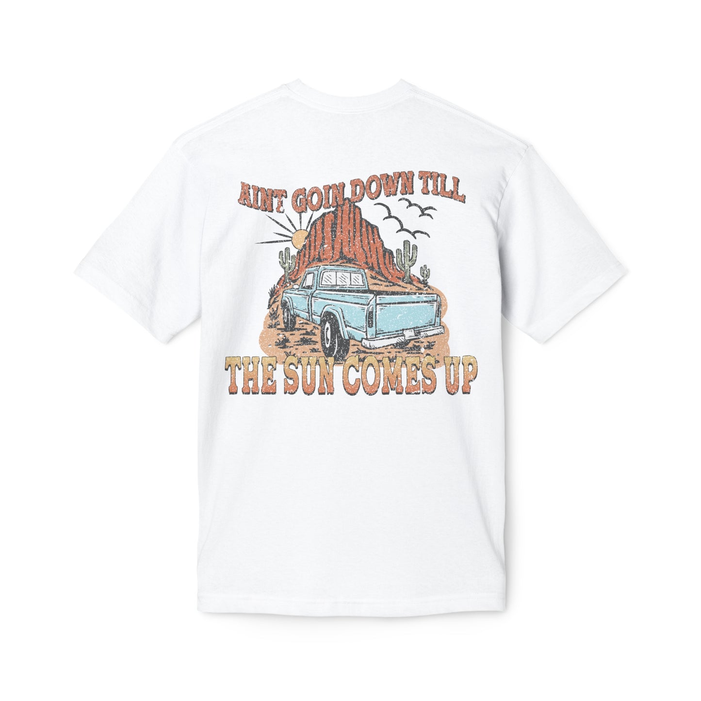 Midweight The Sun Comes Up T-shirt, Made in US