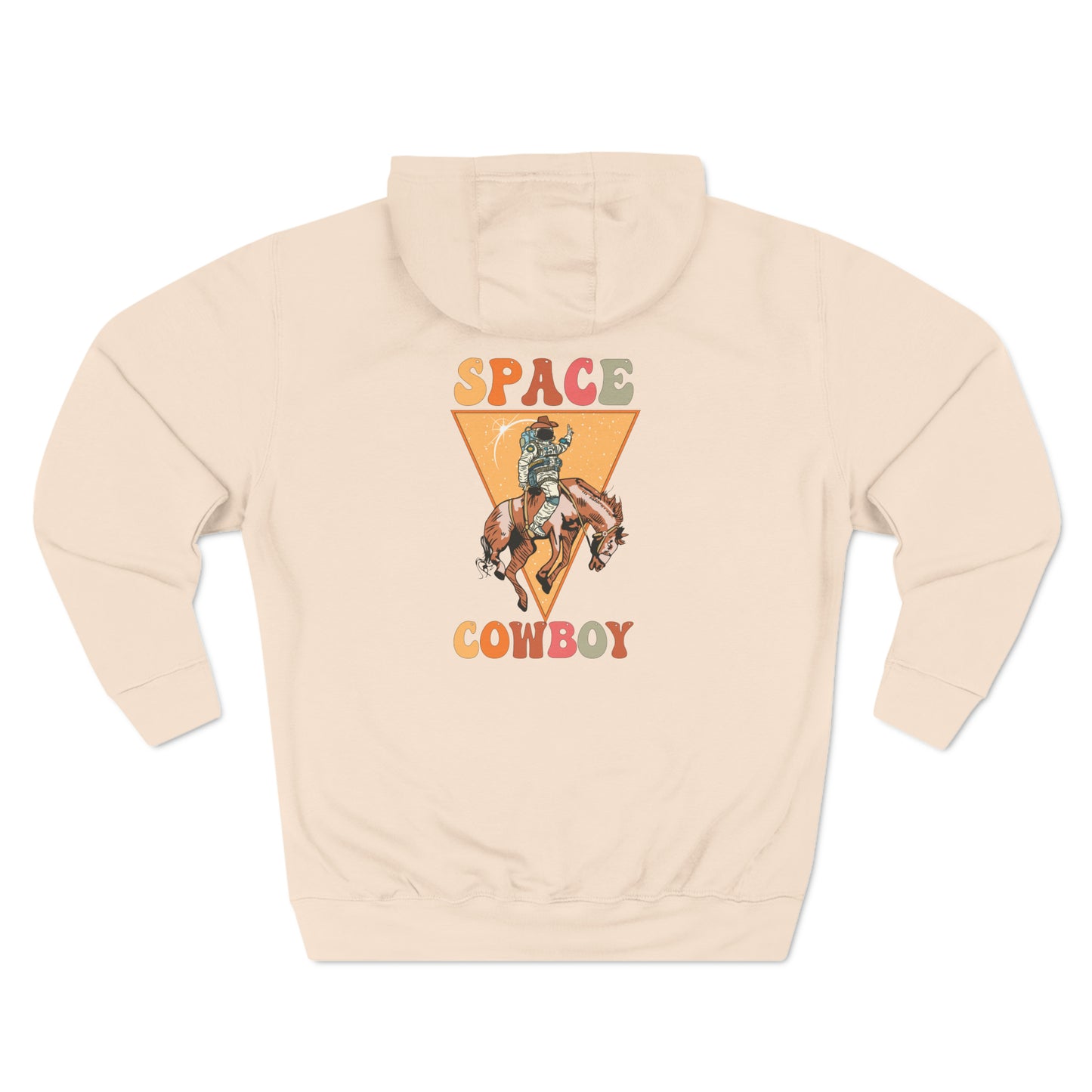 Three-Panel Fleece Hoodie