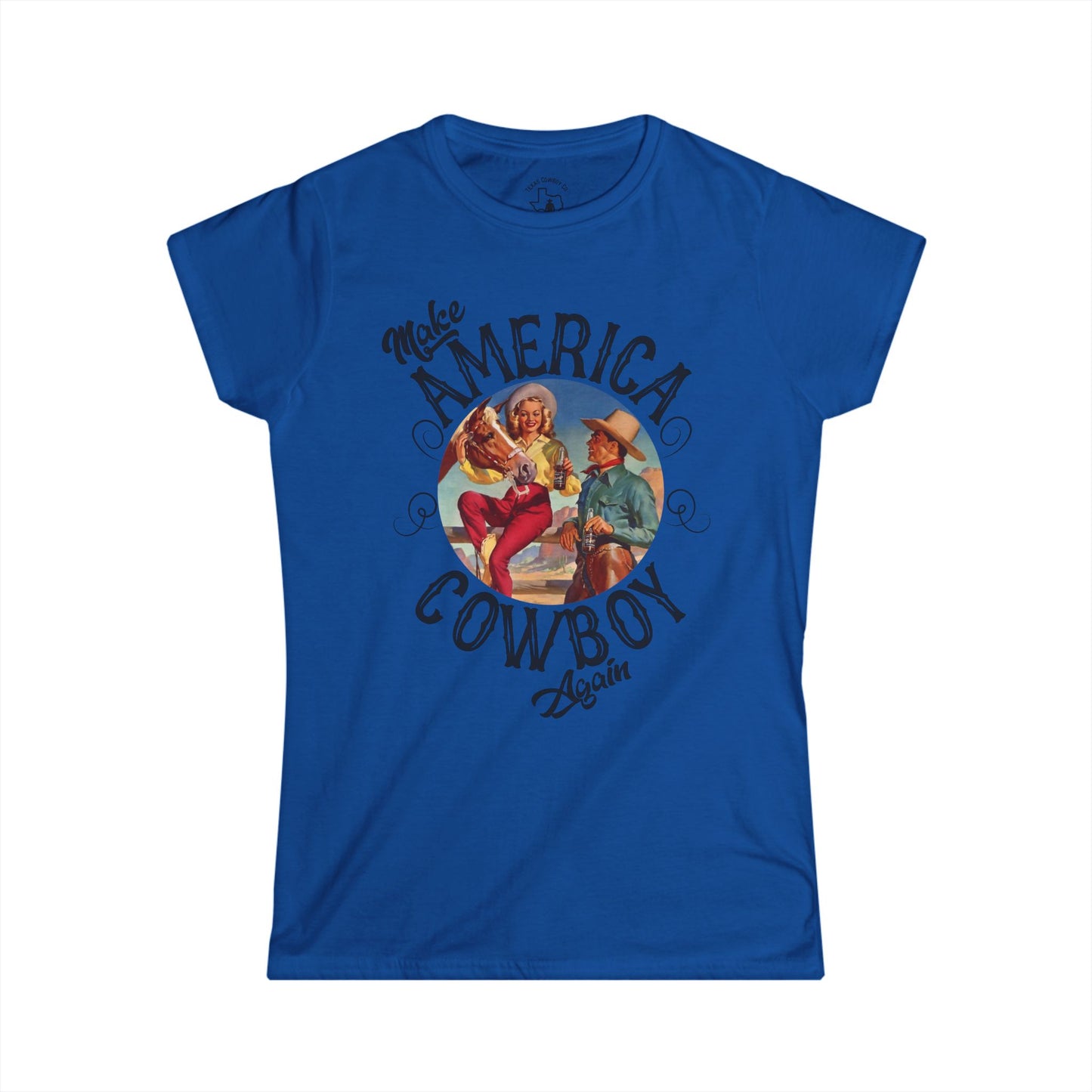Softstyle Make America Cowboy Again Tee