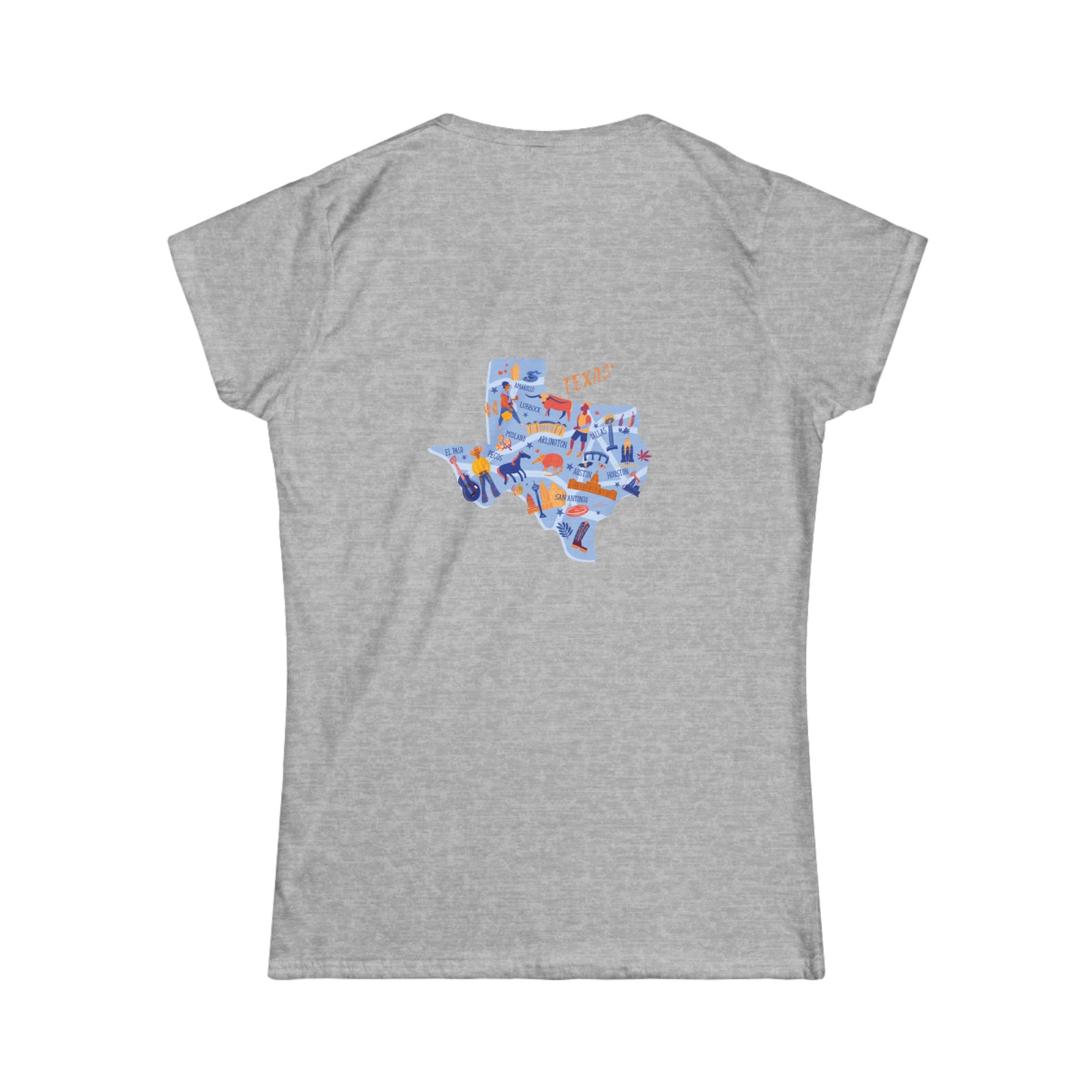 Softstyle Texas Cities Tee