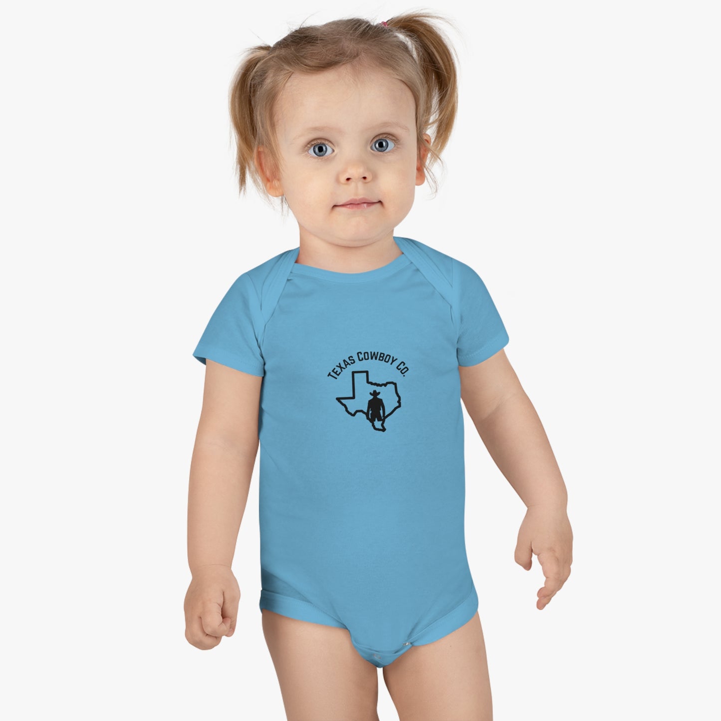 Baby Short Sleeve Onesie® New Cowboy In Town
