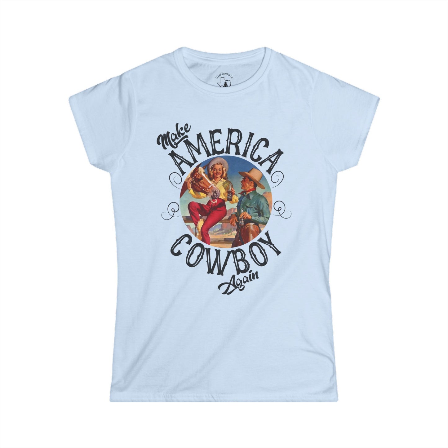 Softstyle Make America Cowboy Again Tee