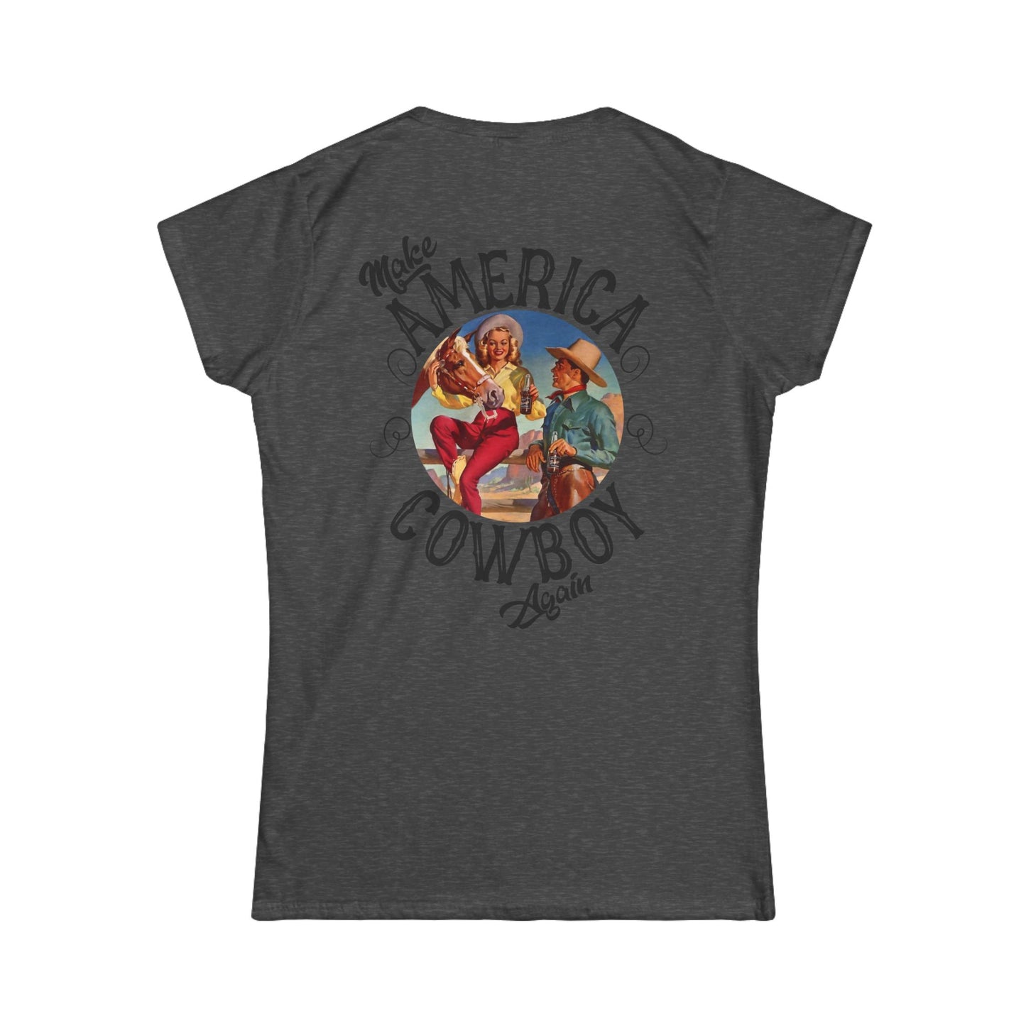 Softstyle Make America Cowboy Again 2 Tee