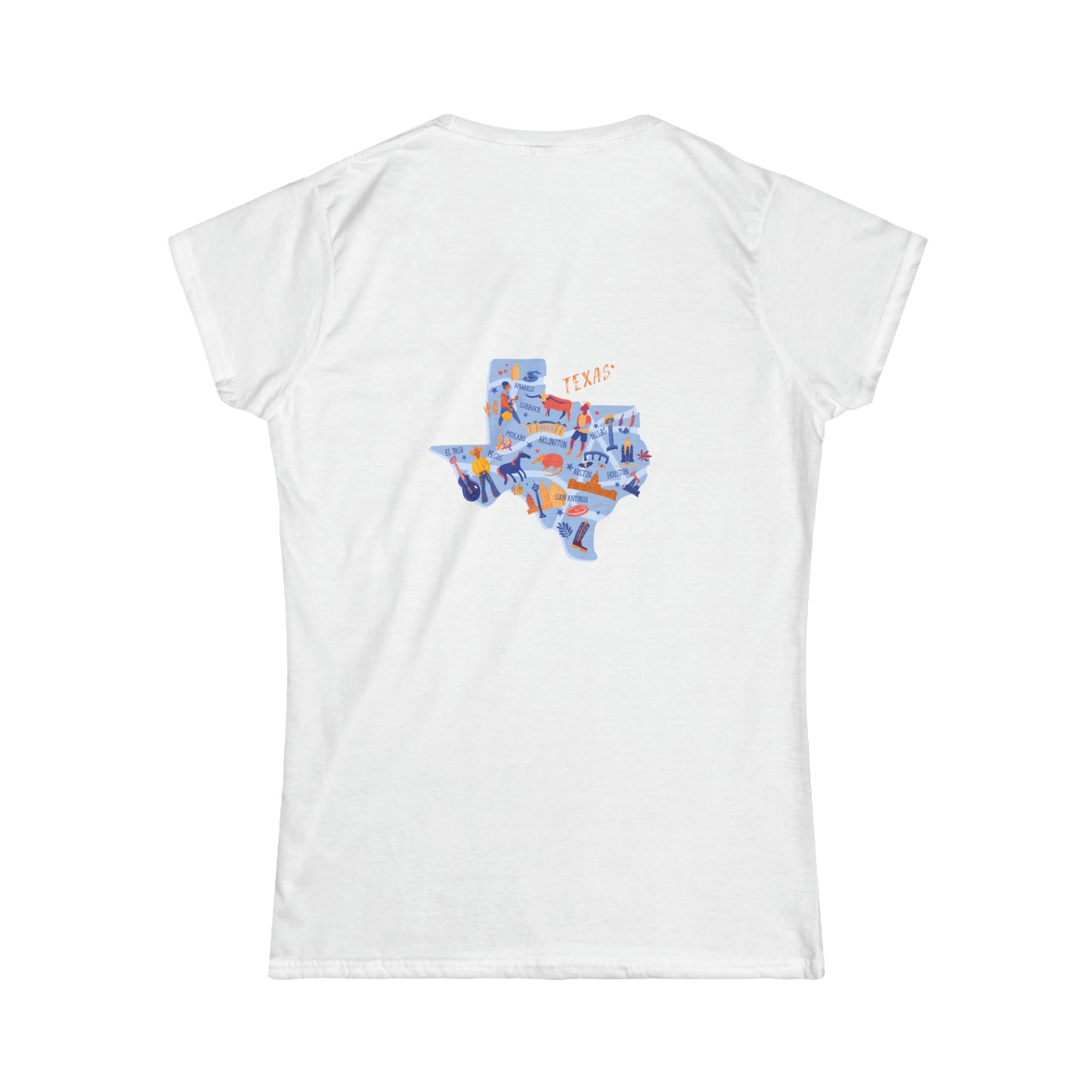 Softstyle Texas Cities Tee