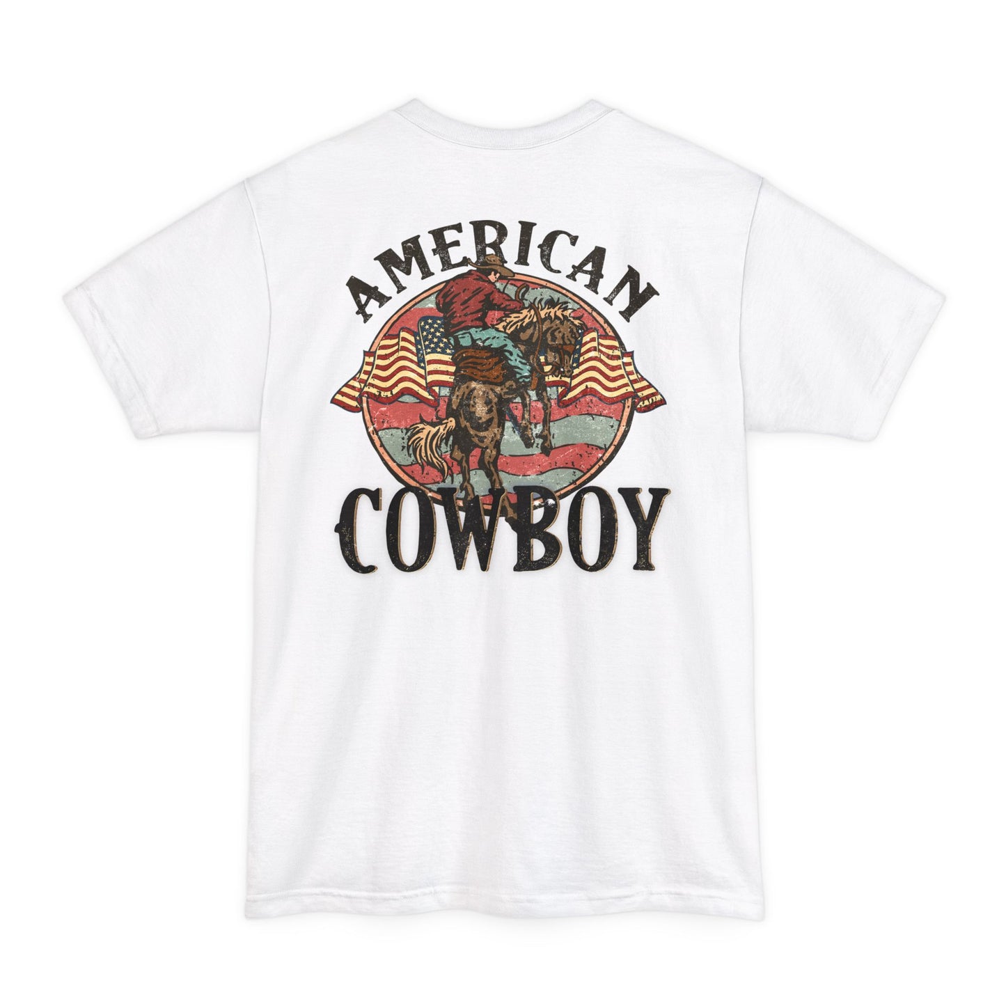 Tall Mens American Cowboy T-Shirt