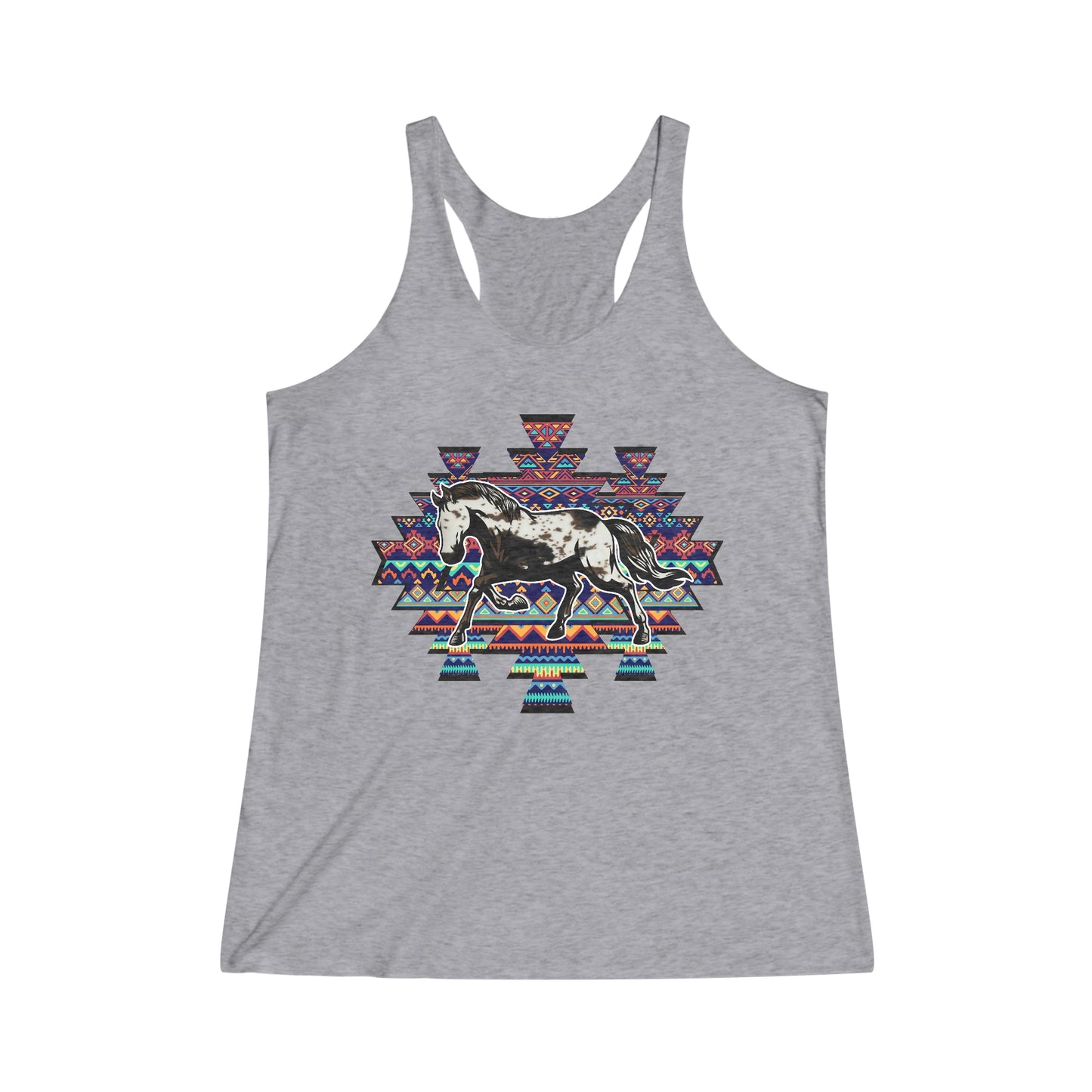 Tri-Blend Racerback Horse Tank