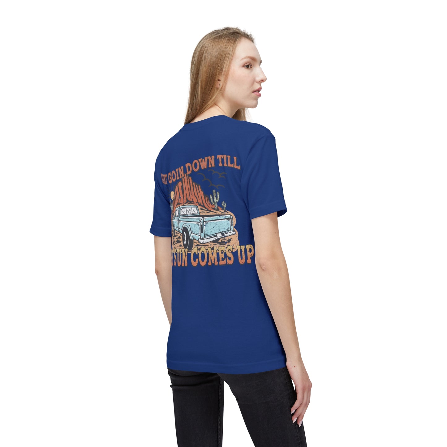 Midweight The Sun Comes Up T-shirt, Made in US