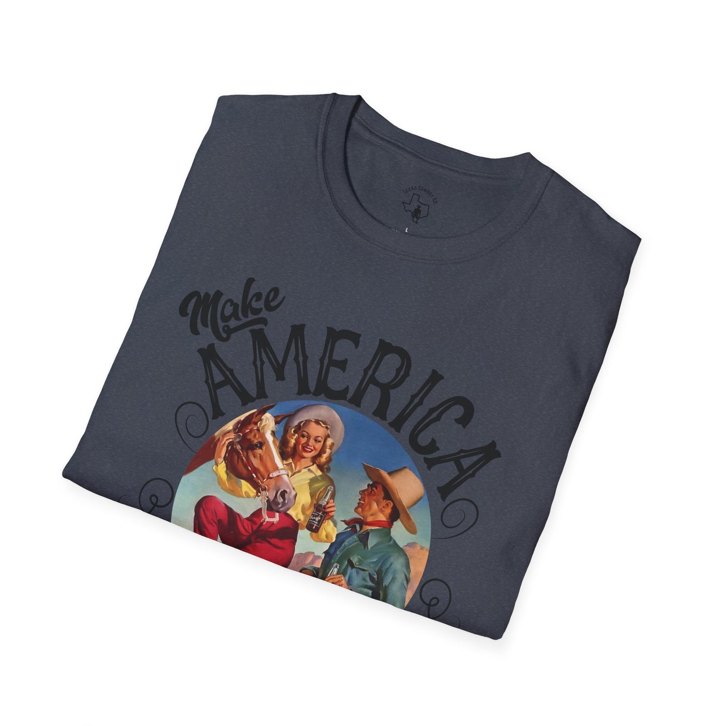Softstyle Make America Cowboy Again T-Shirt