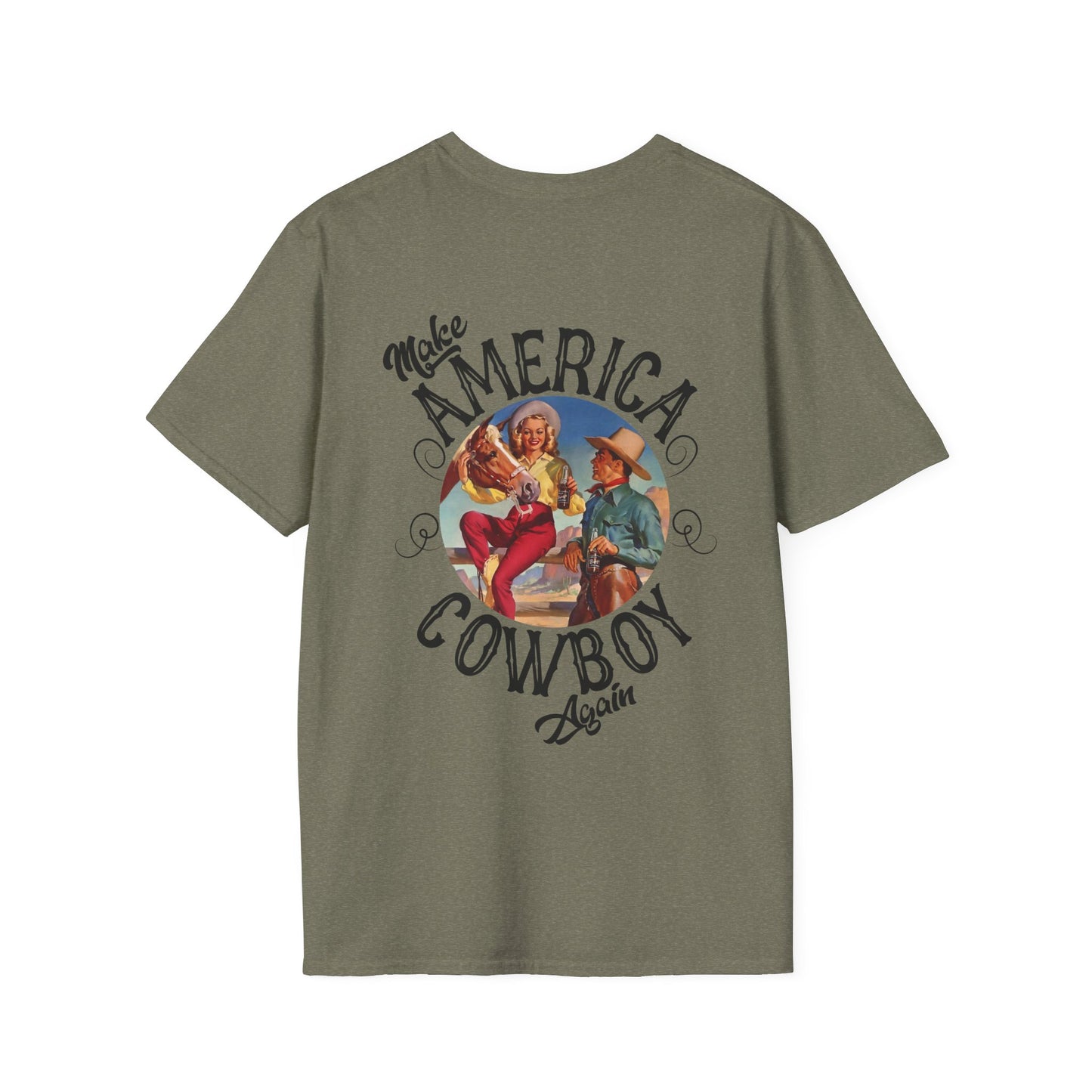 Softstyle Make America Cowboy Again T-Shirt