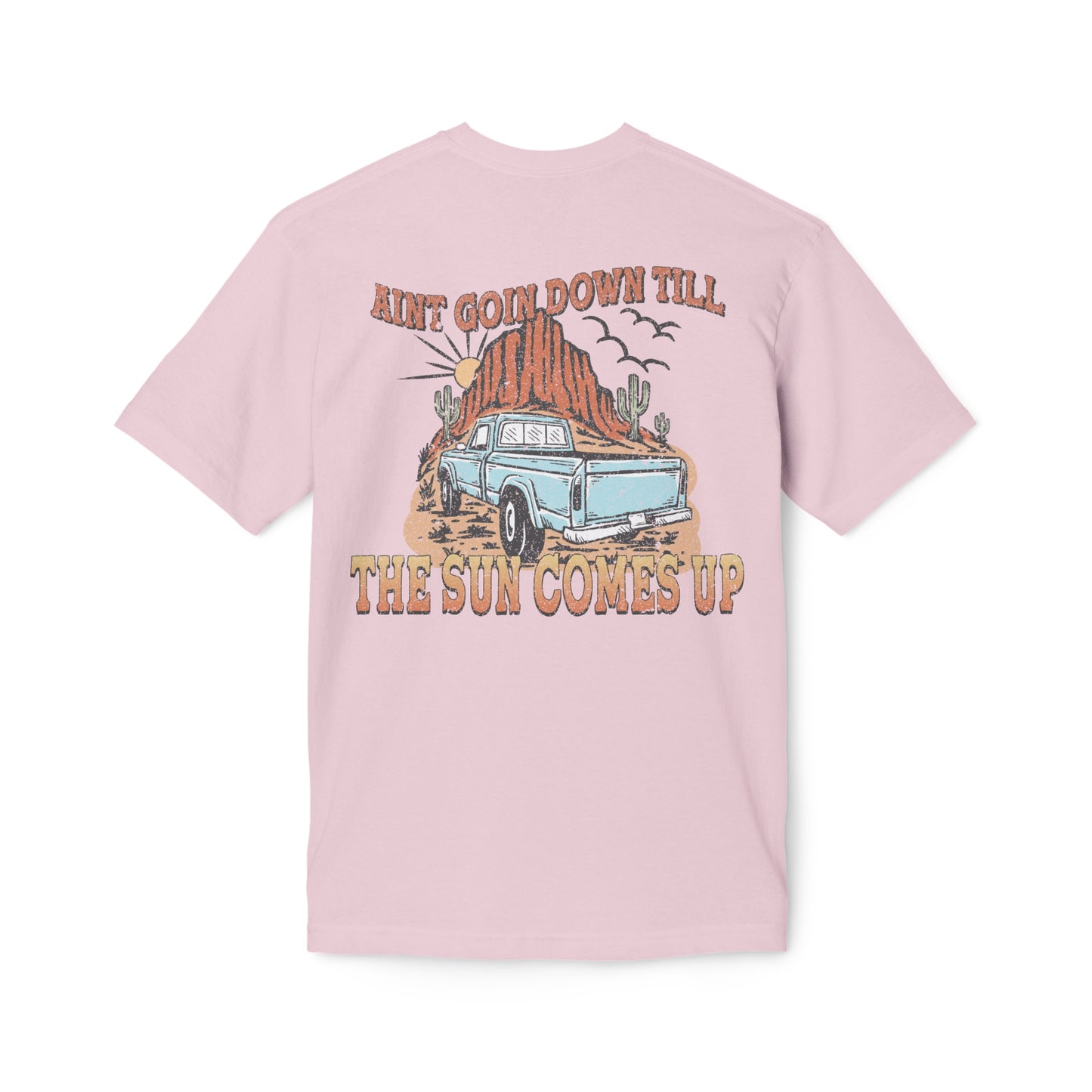 Midweight The Sun Comes Up T-shirt, Made in US