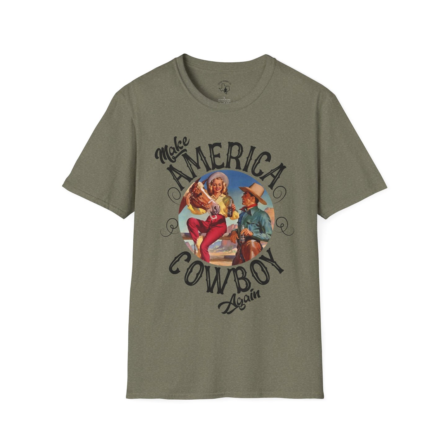 Softstyle Make America Cowboy Again T-Shirt