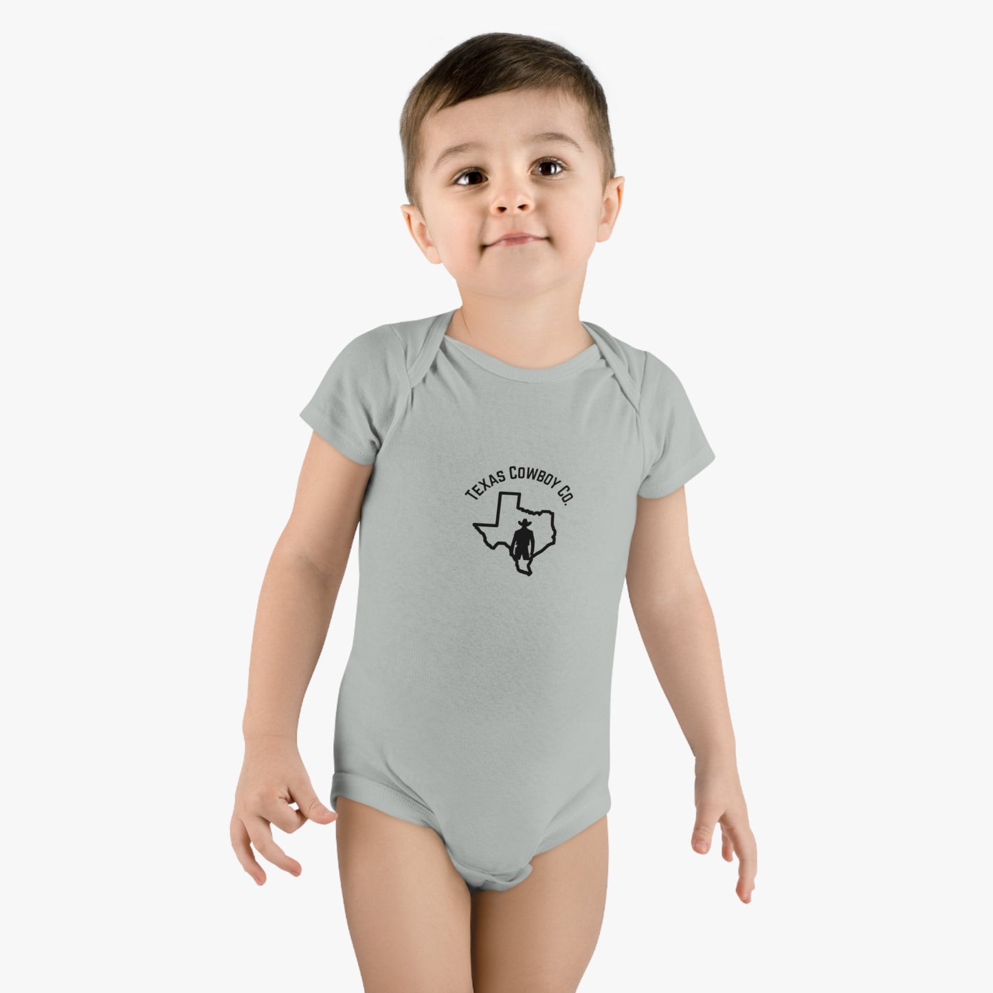 Baby Short Sleeve Onesie® New Cowboy In Town