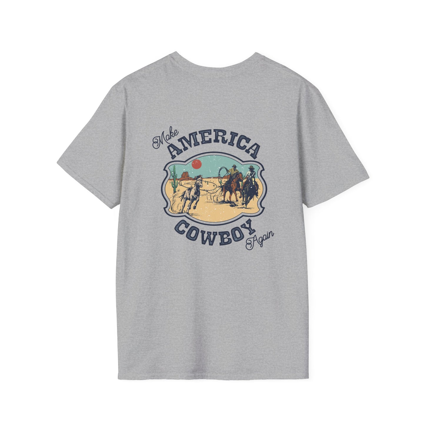 Softstyle Make America Cowboy Again T-Shirt