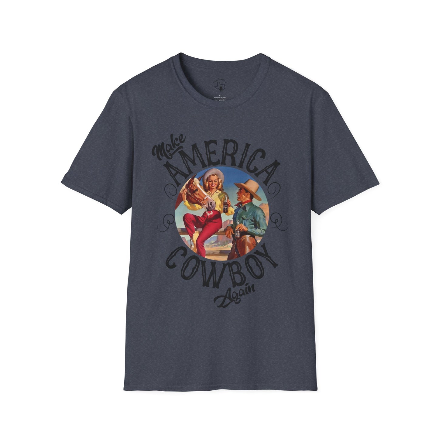 Softstyle Make America Cowboy Again T-Shirt