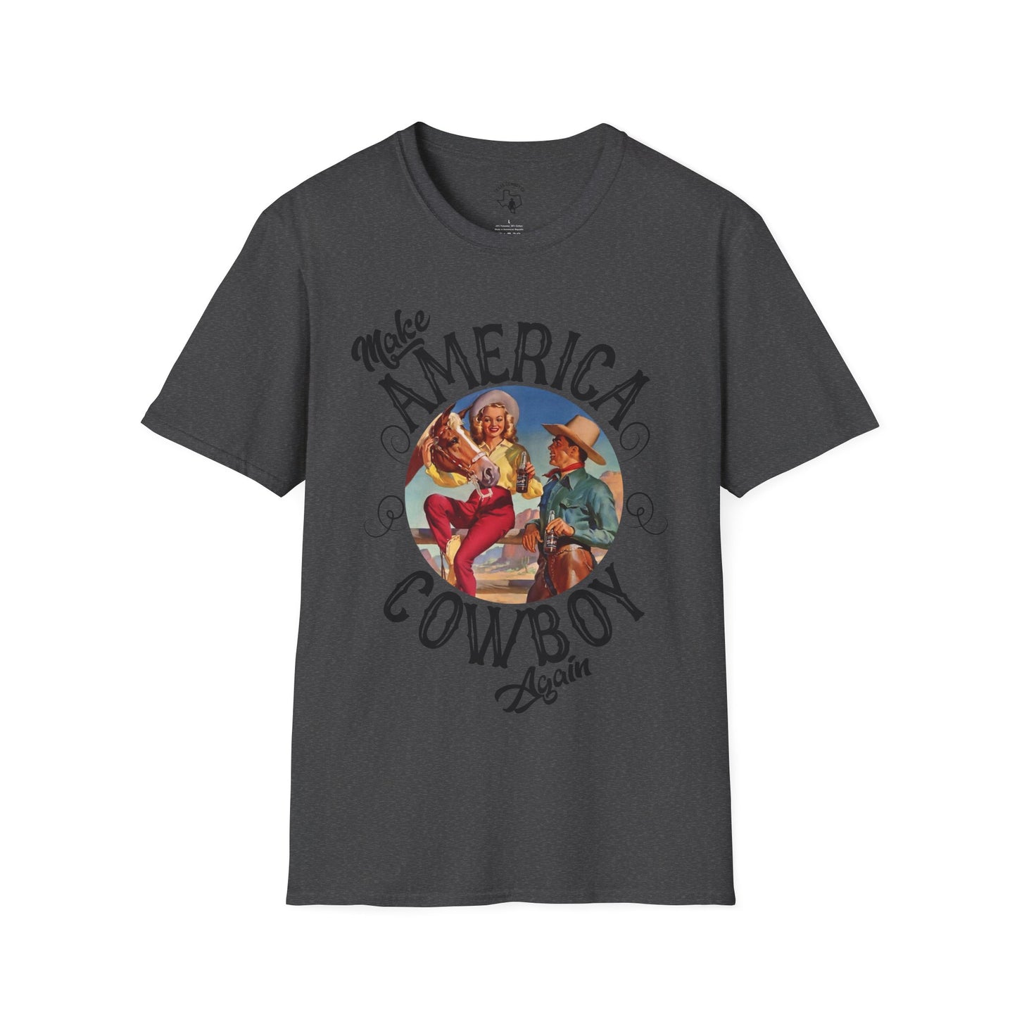 Softstyle Make America Cowboy Again T-Shirt