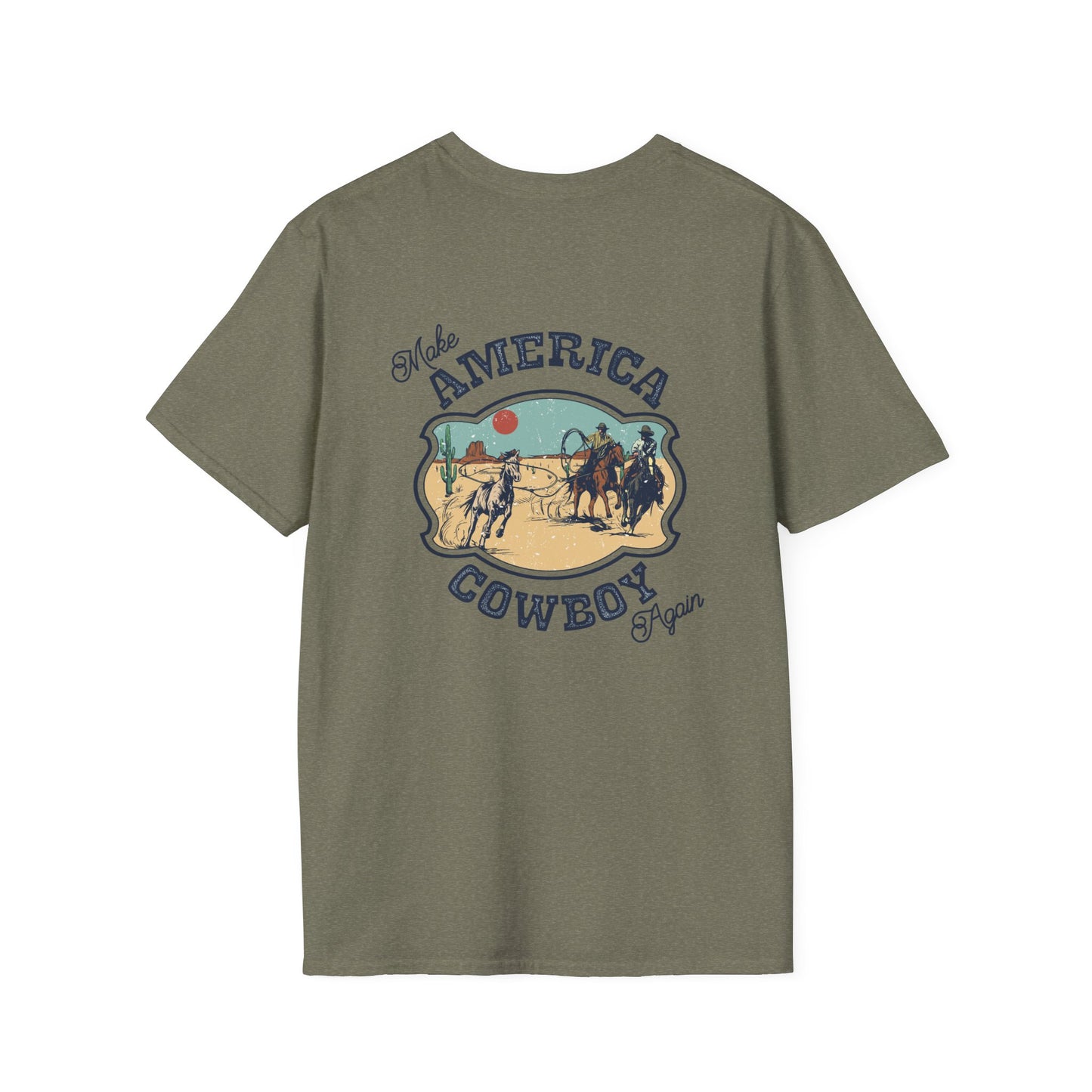 Softstyle Make America Cowboy Again T-Shirt