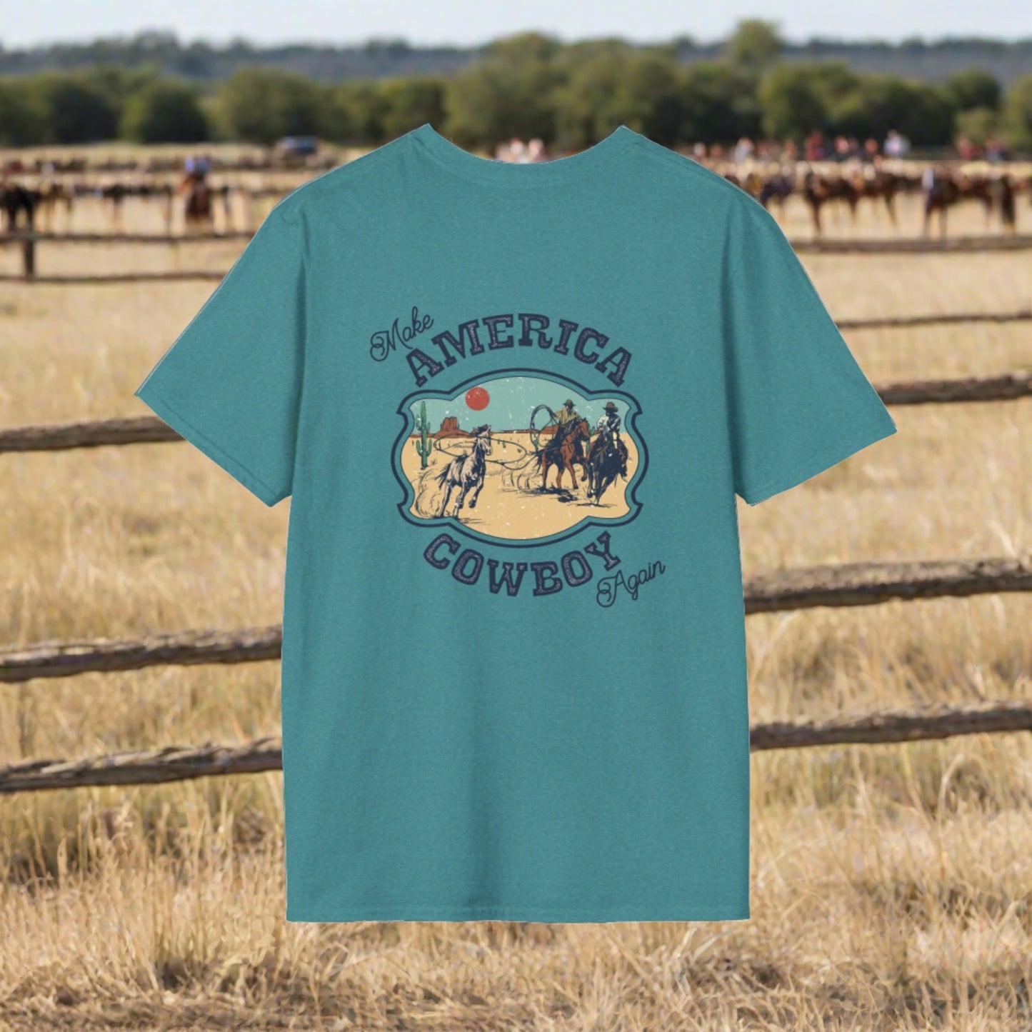 Softstyle Make America Cowboy Again T-Shirt