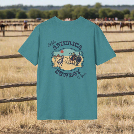 Softstyle Make America Cowboy Again T-Shirt