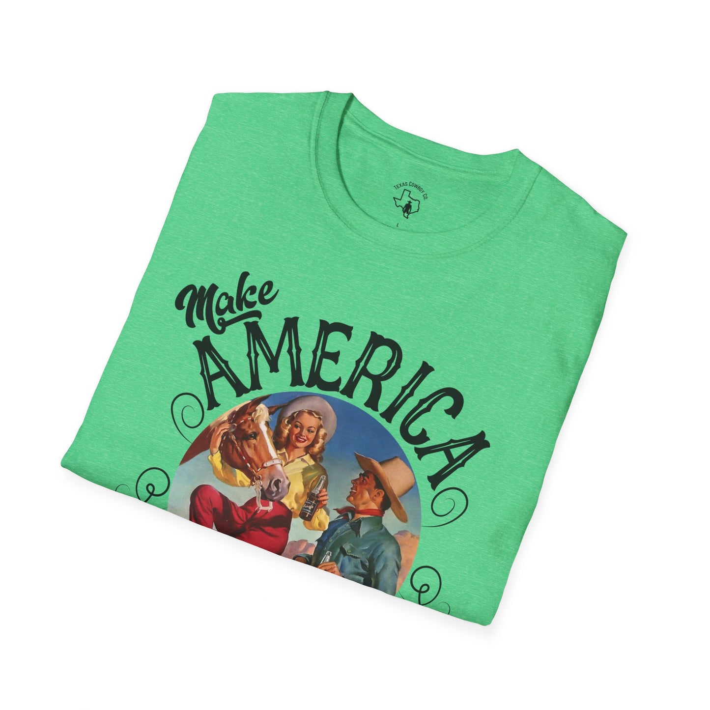 Softstyle Make America Cowboy Again T-Shirt